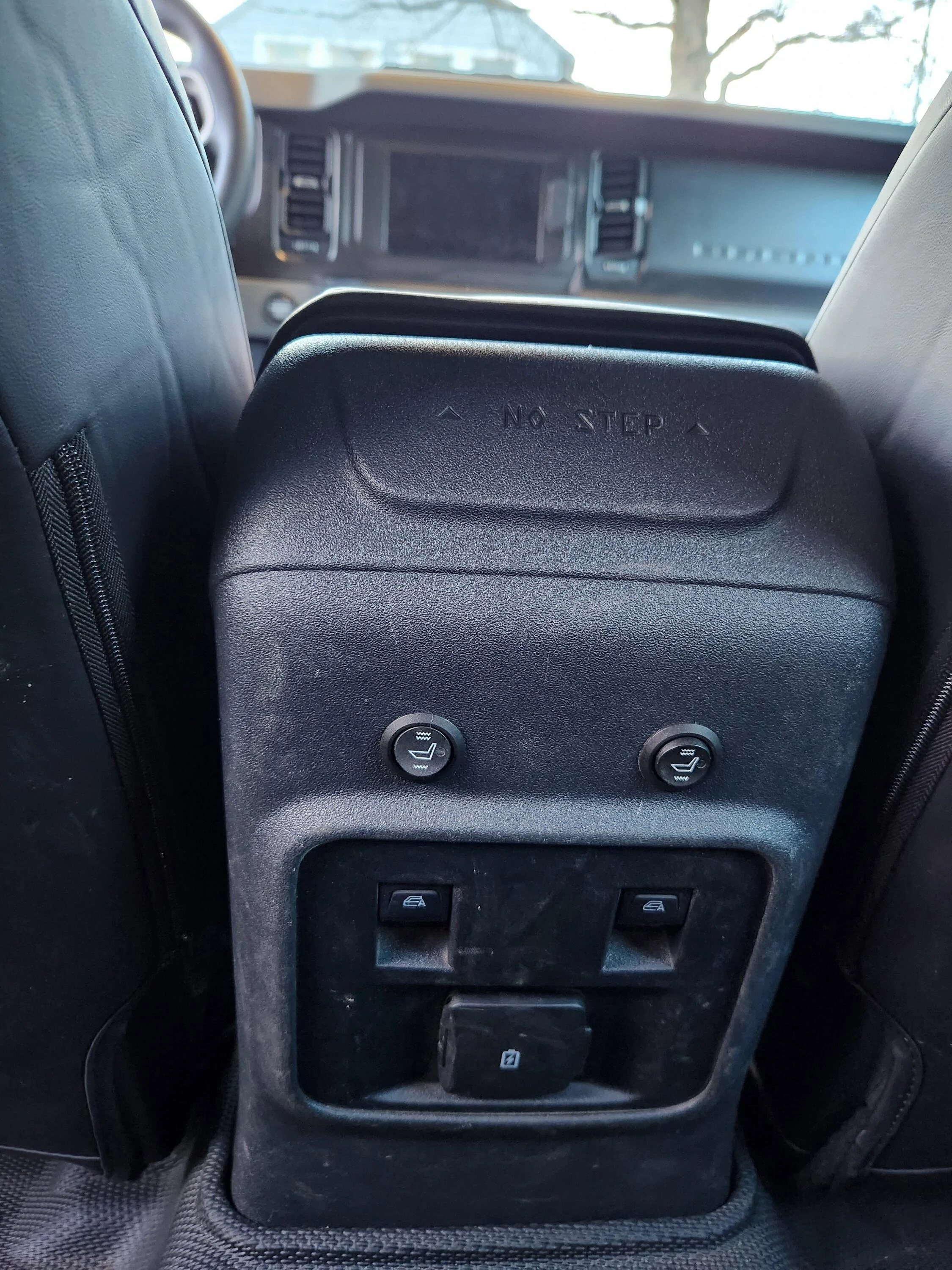 Ford Bronco Adding heat elements to rear seats 20230302_173228