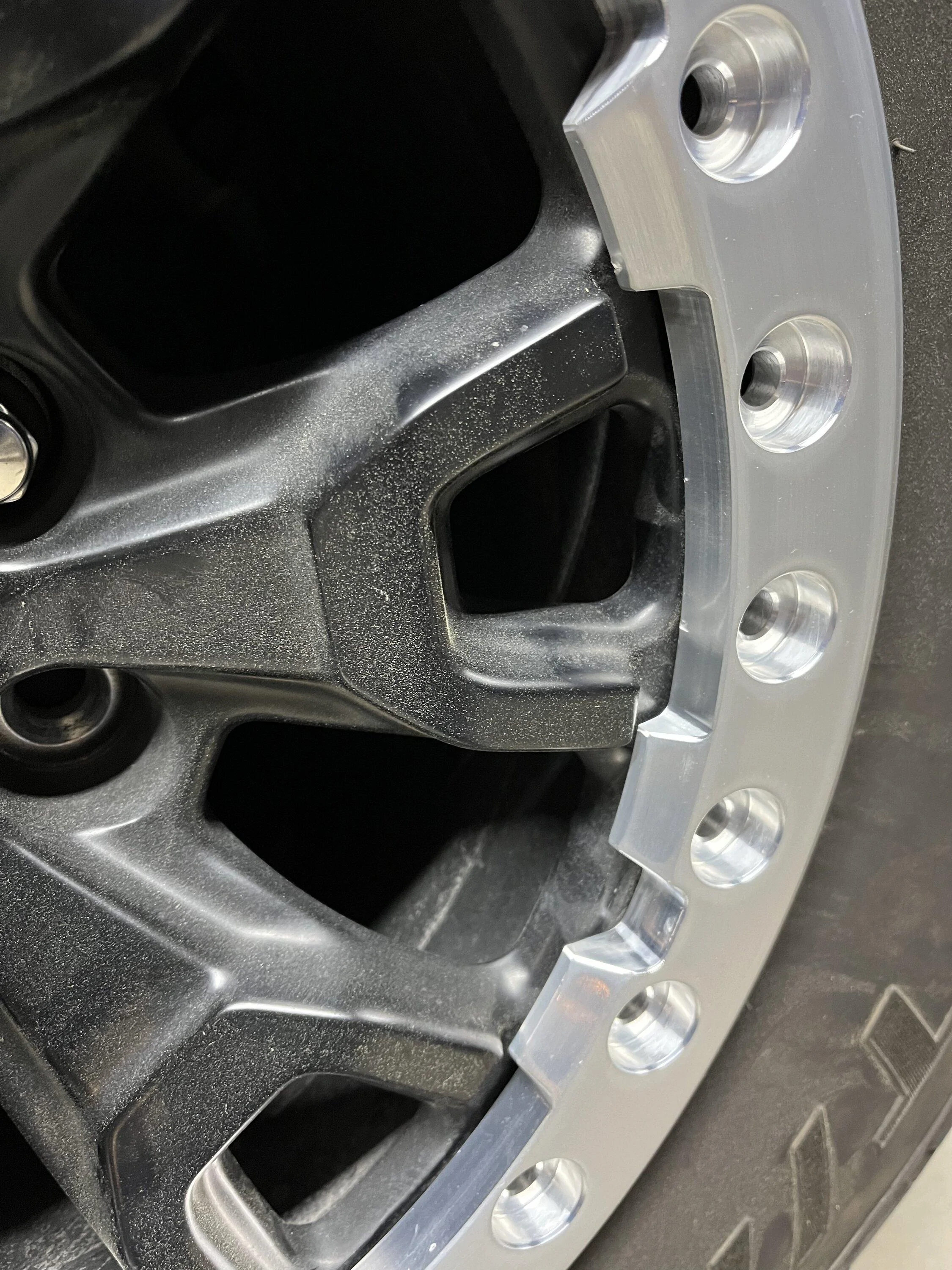 Raptor R Ring Bronco Raptor Forged Beadlock Rings - installed and disappointed in fit ...