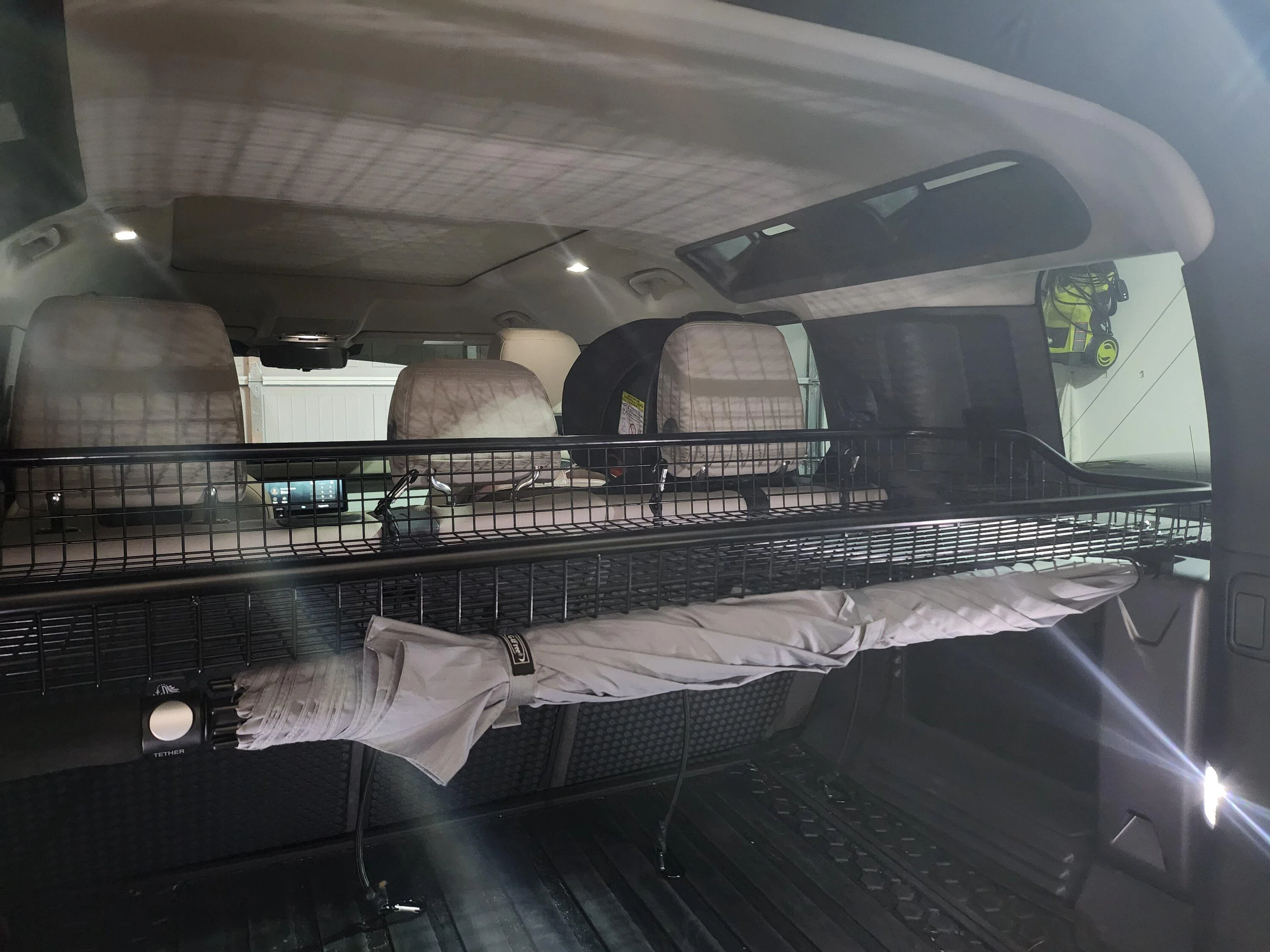 Ford Bronco Stinger tailgate sub installed, Stinger 700w amp install under driver seat with pics, 6.5 Mabett rear Kickers 20230302_174934