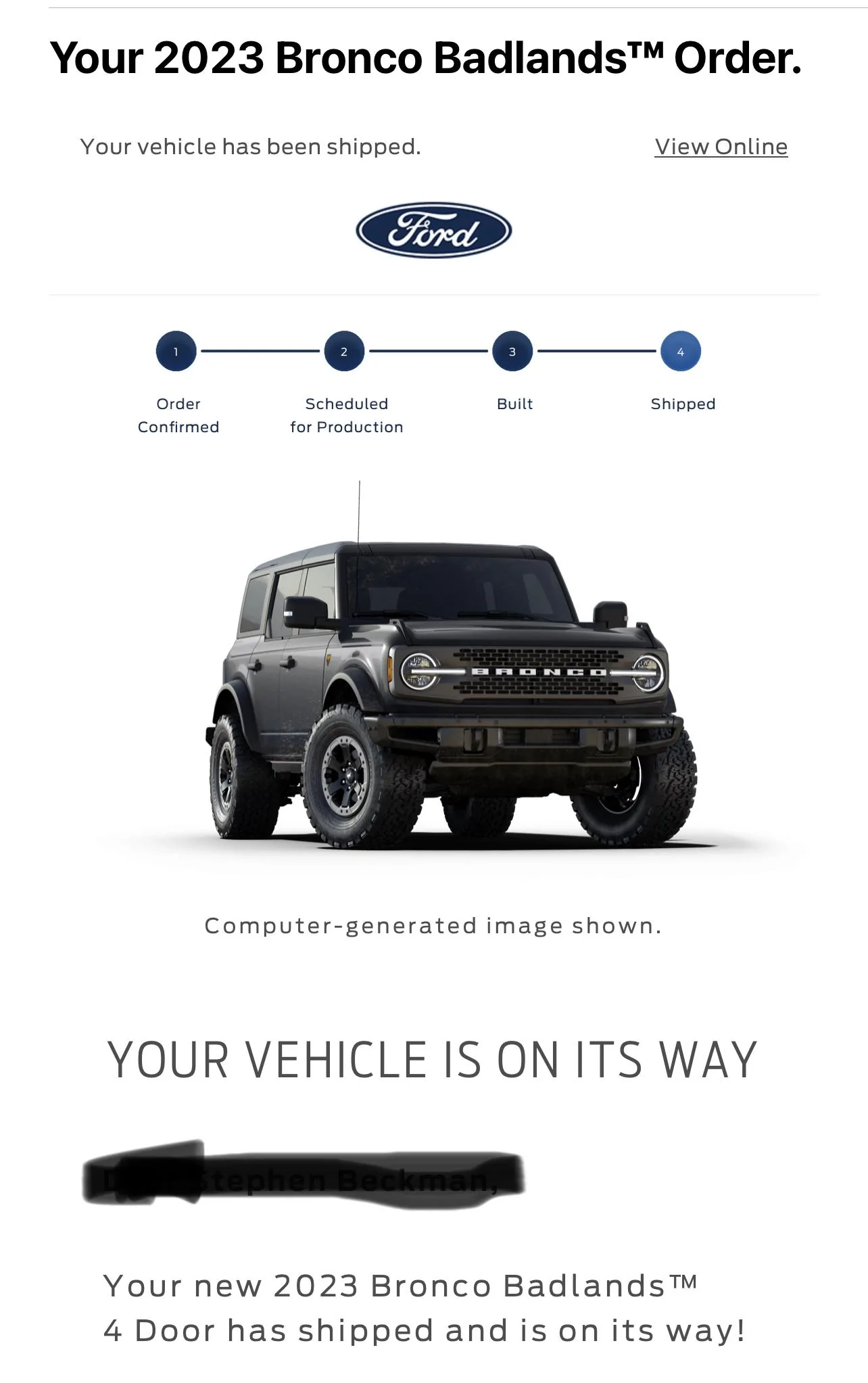Ford Bronco 2/27/2023 Build Week - With Spreadsheet 00DFE749-E129-4AC8-AA89-5F546A1A524C