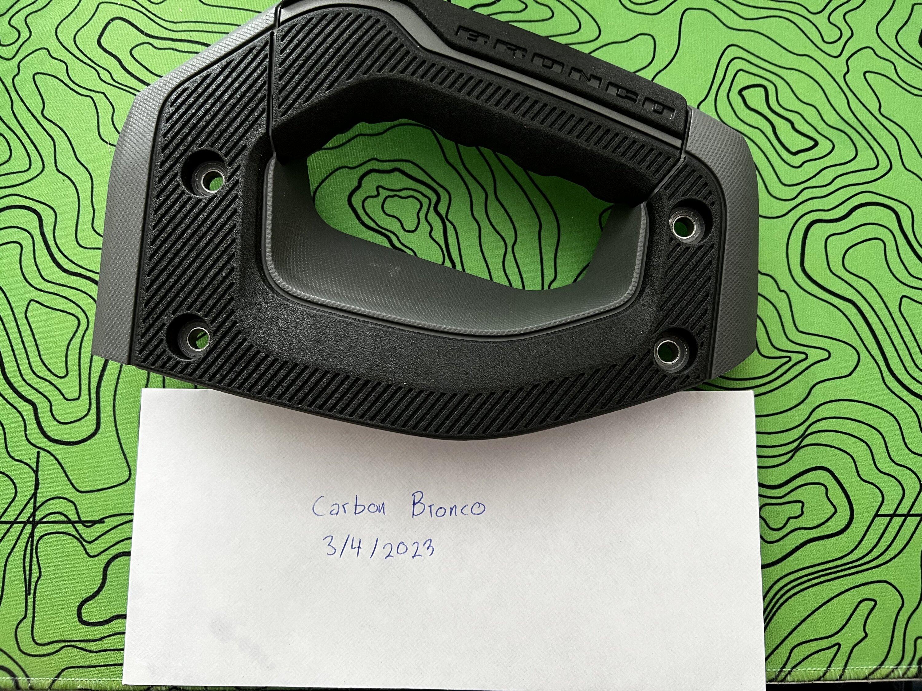 Ford Bronco Bronco grab handle set black and grey 1677955732279