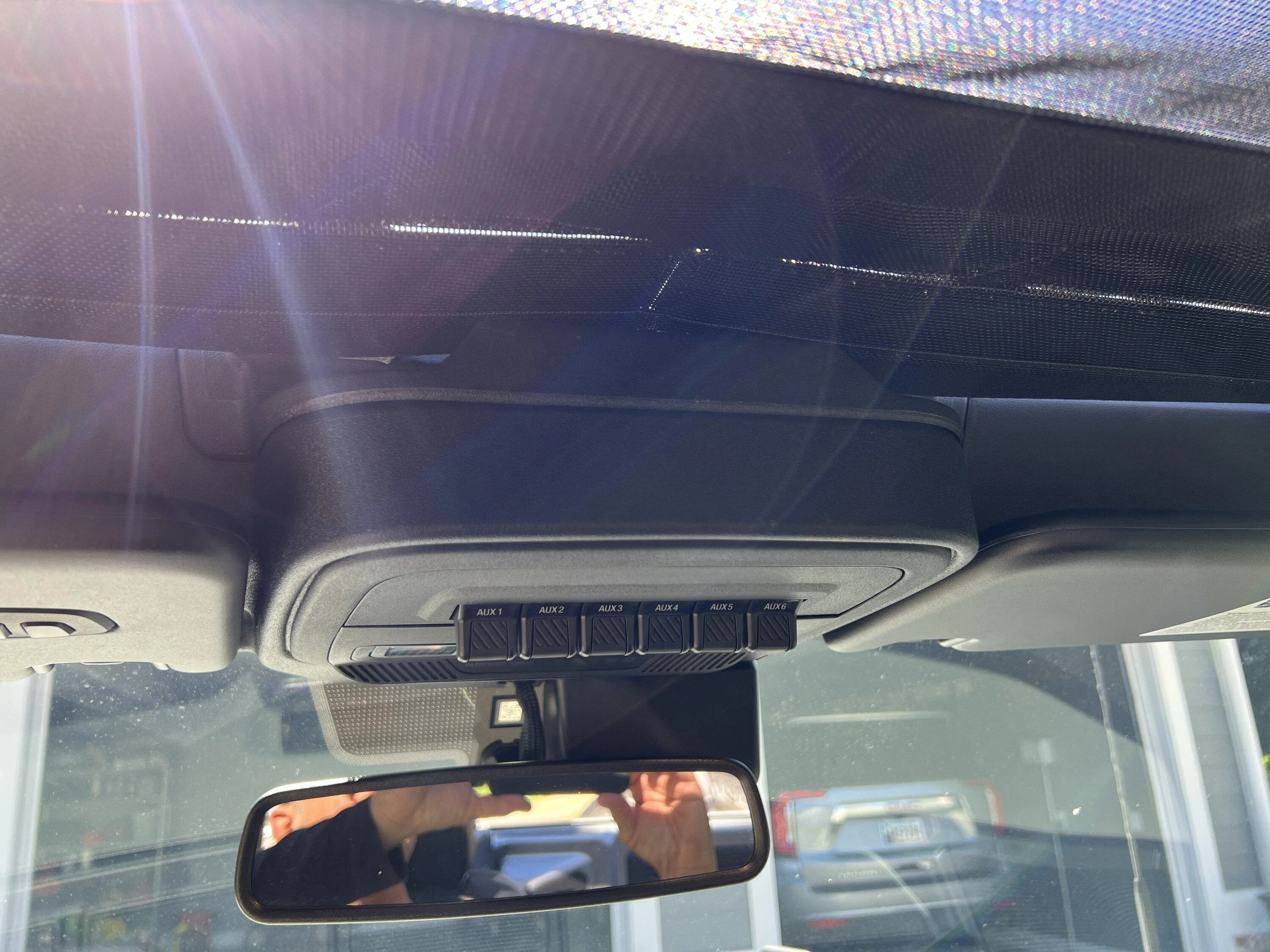 Ford Bronco JTop 2 door Bronco Sun Shade installed 0922C565-7054-4624-BBBF-87896A62F598