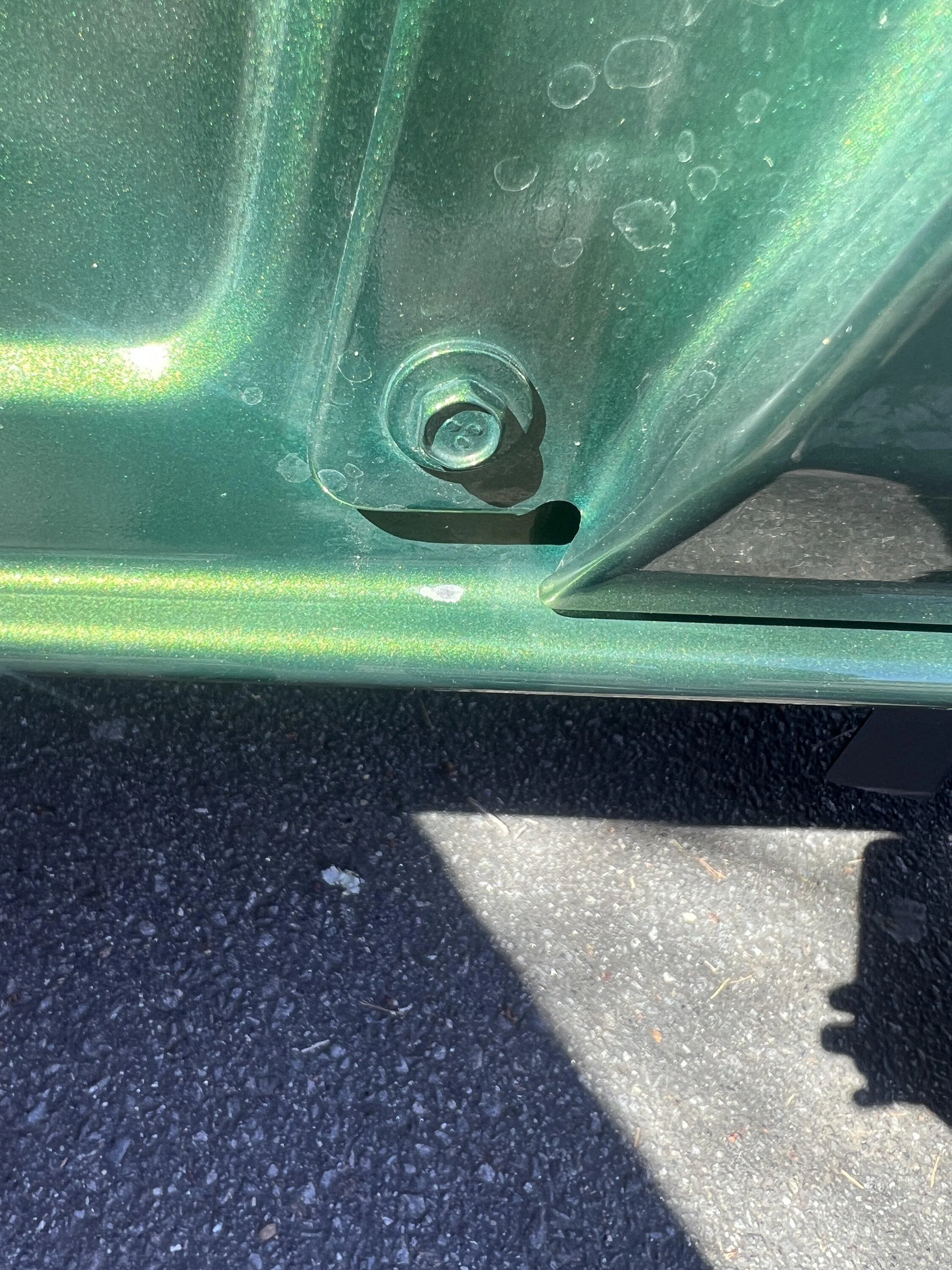 Ford Bronco Drivers door alightment/paint issues 823A5201-AECC-4CCC-8442-D6981AB788F1