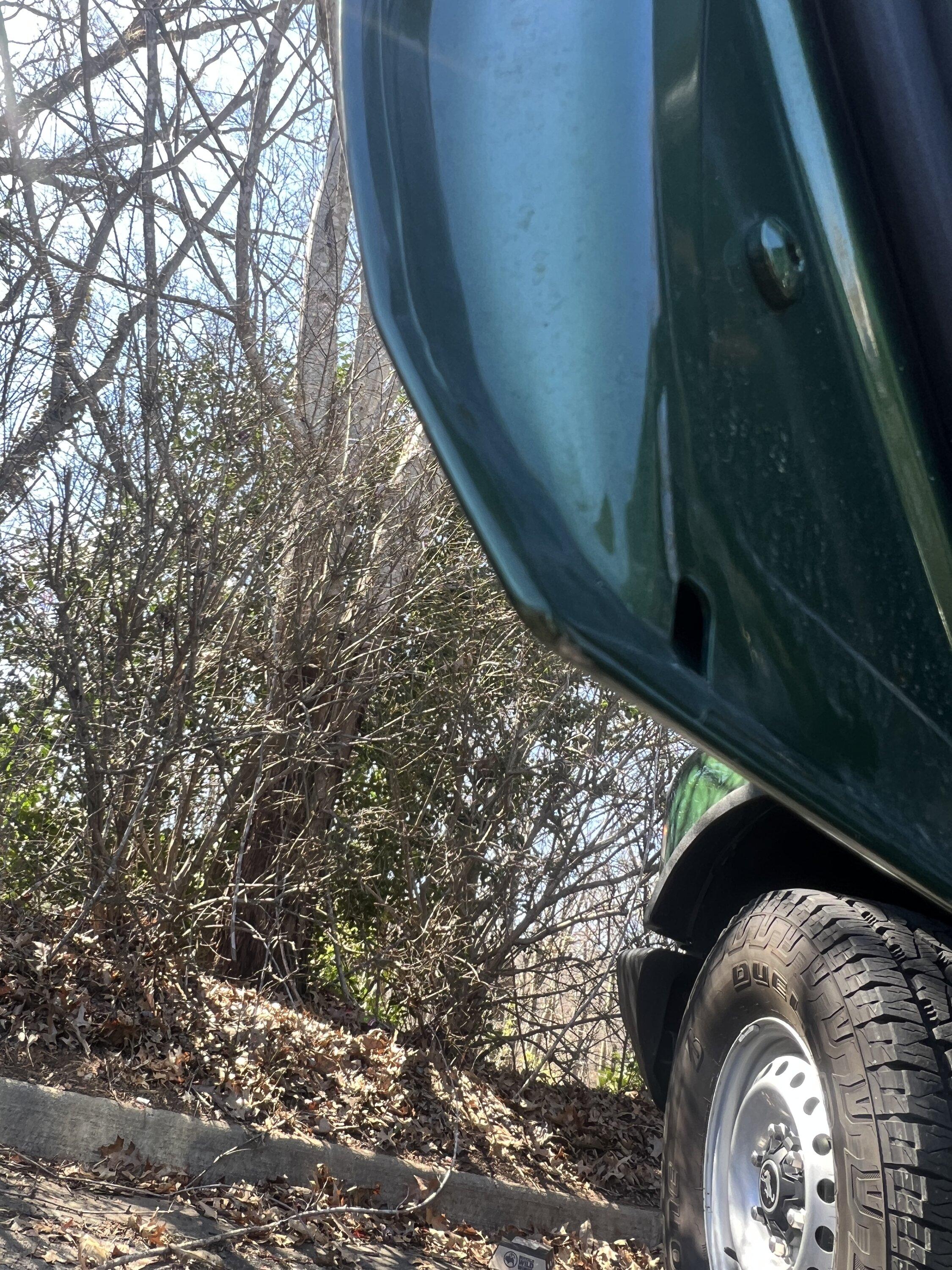 Ford Bronco Drivers door alightment/paint issues 0DE62B8D-2F97-4631-8C9C-26F6C80EEDA0