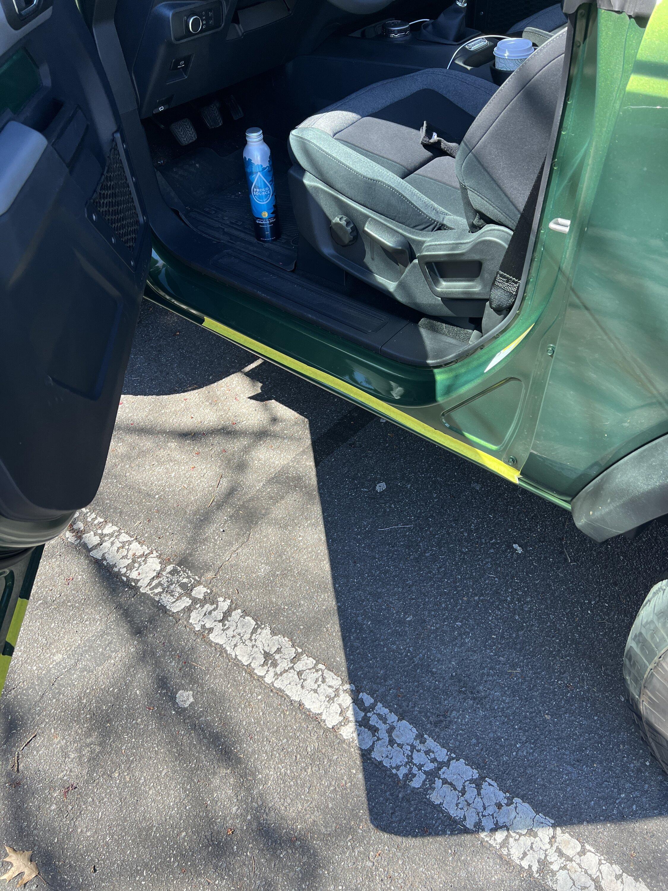 Ford Bronco Drivers door alightment/paint issues 3AE0798C-9B32-4827-9CE0-7AC8A2C0DD84
