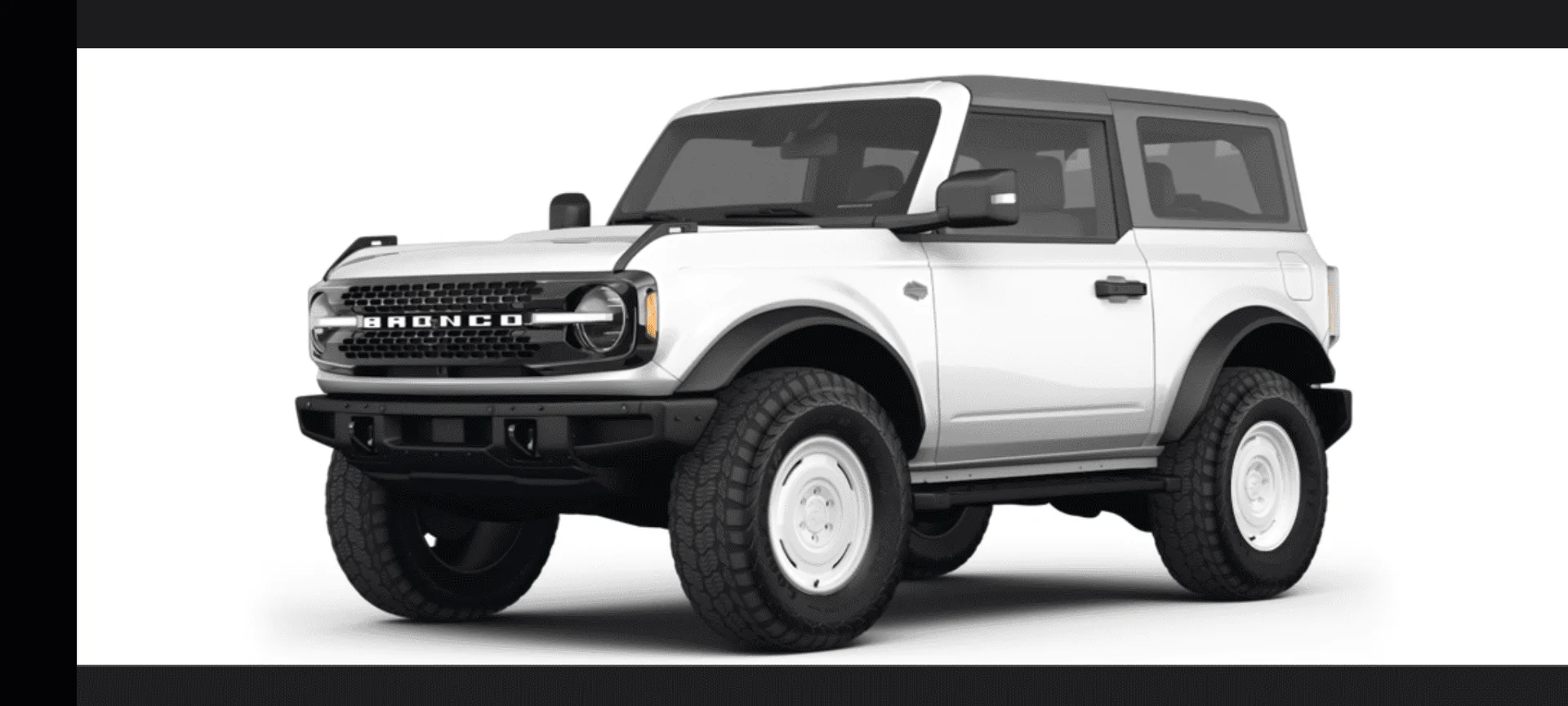 Ford Bronco White wheels on white Bronco? Screenshot_20230305-201135