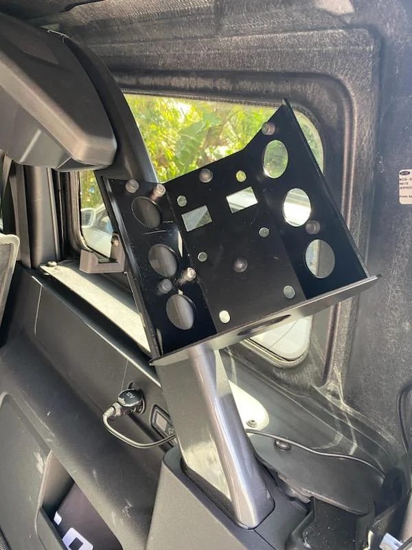 Ford Bronco Rear Roll Cage Mounting Points - Propane Tank Solution IMG_3017
