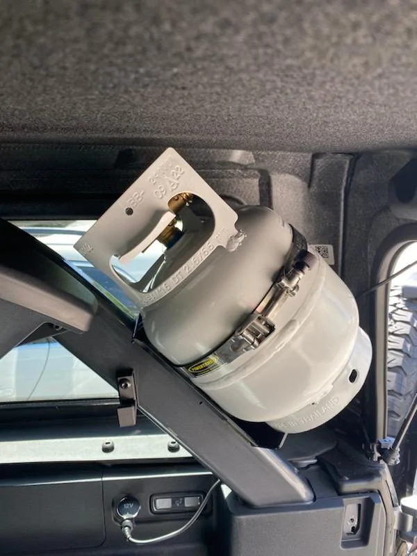 Ford Bronco Rear Roll Cage Mounting Points - Propane Tank Solution IMG_3020