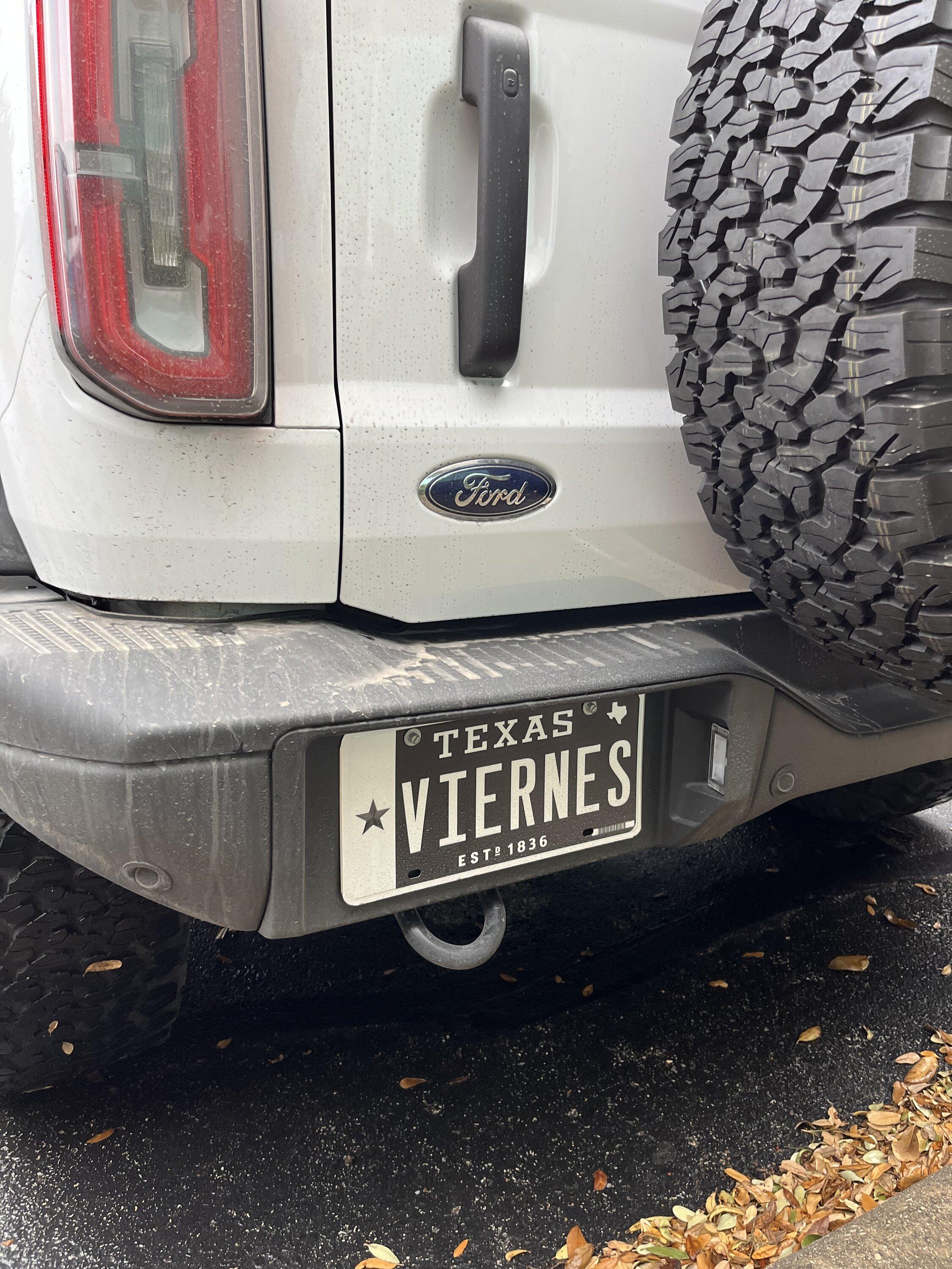 Ford Bronco Best bronco plate ever? AB6569A5-03D3-4CA4-93F0-350B537D6A72