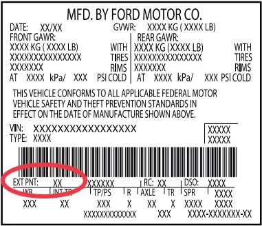 Ford Bronco OEM paint code for Area 51? 95F1CE0C-B0A3-43BA-9EE3-F729841DF46A