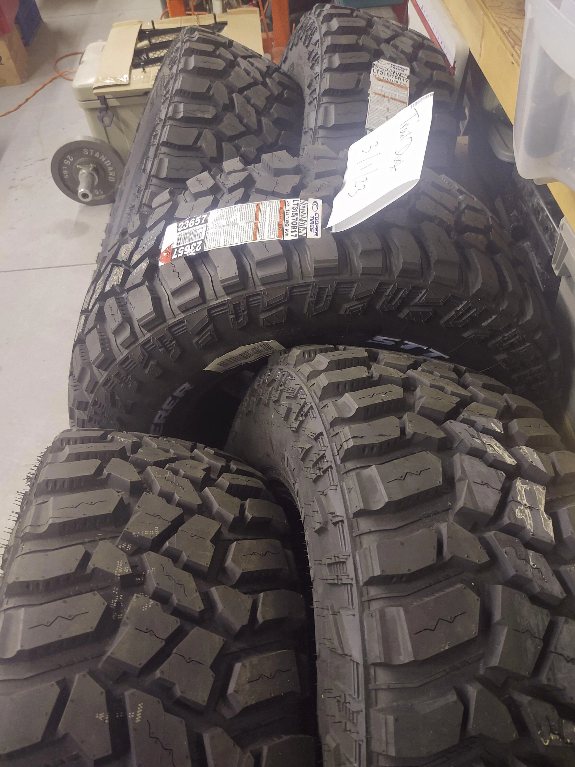 Ford Bronco (5) Cooper Discoverer STT Pro tires. IMG_20230307_174648313