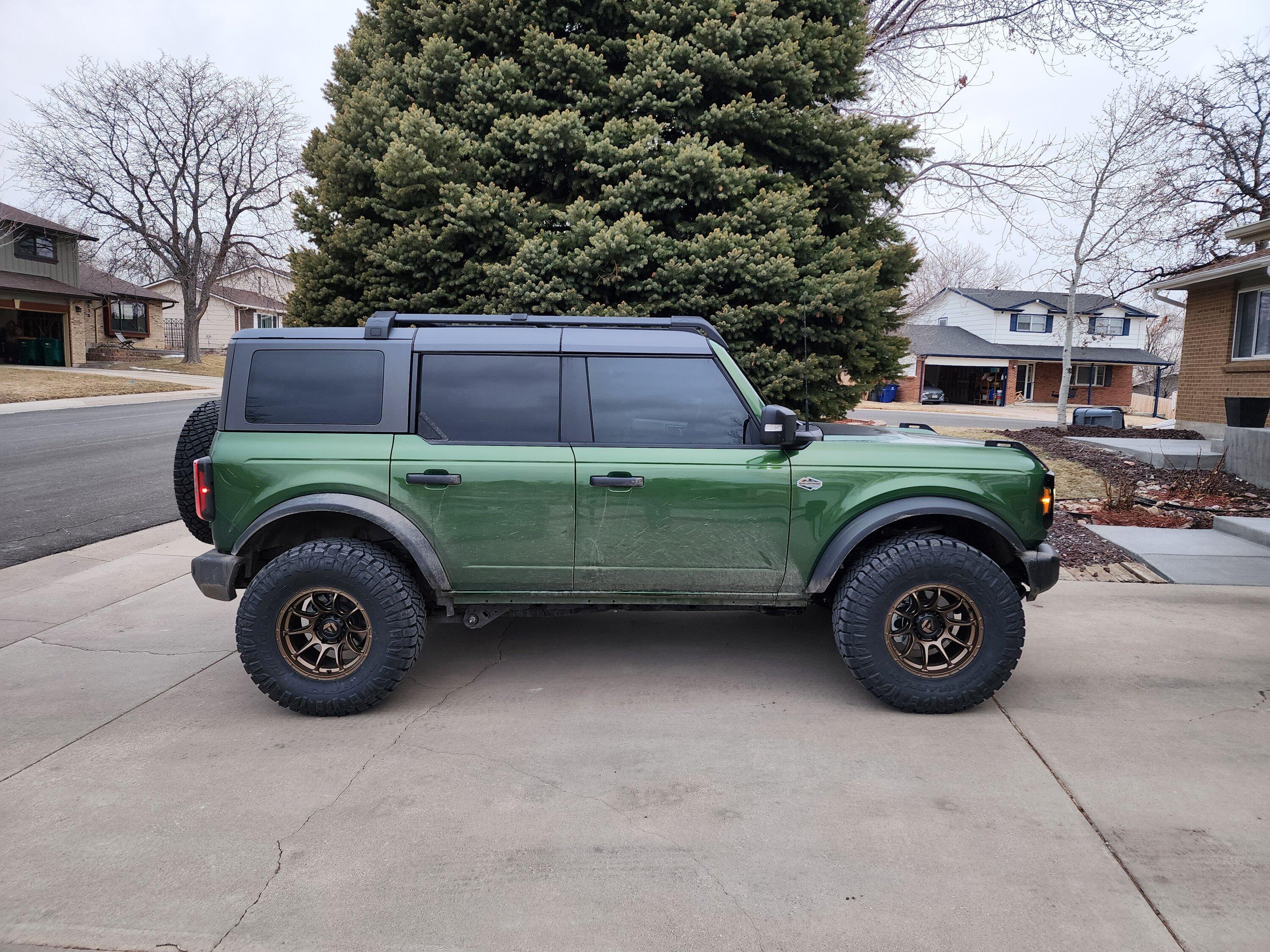 Ford Bronco Show us your installed wheel / tire upgrades here! (Pics) 20230307_170839