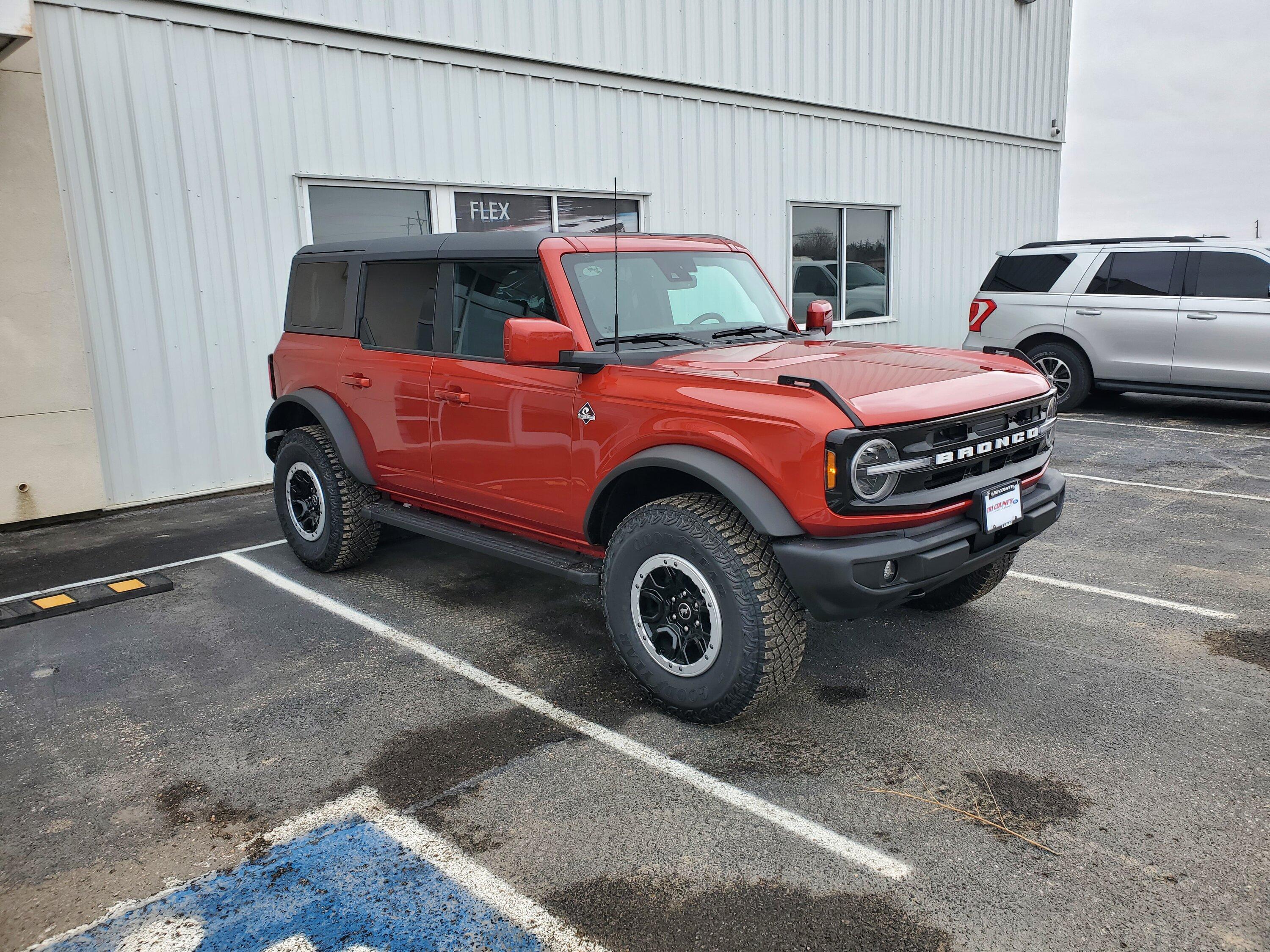 Ford Bronco 12/5/2022 Build week with spreadsheet 20230308_115516