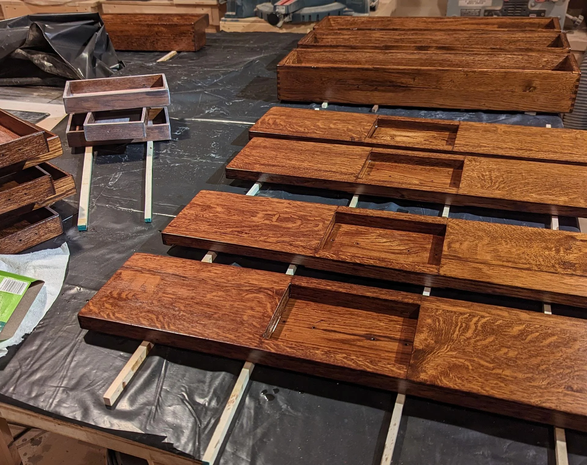 Ford Bronco Handmade Oak Bronco Toolboxes ToolboxFinal-10