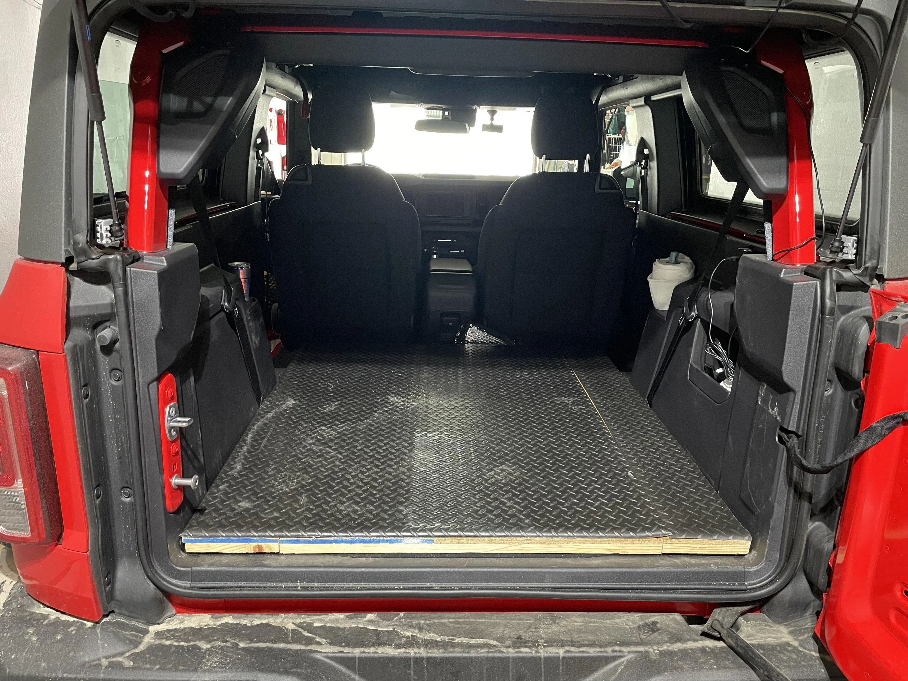 Ford Bronco Yet Another DIY Rear Seat Delete Flat