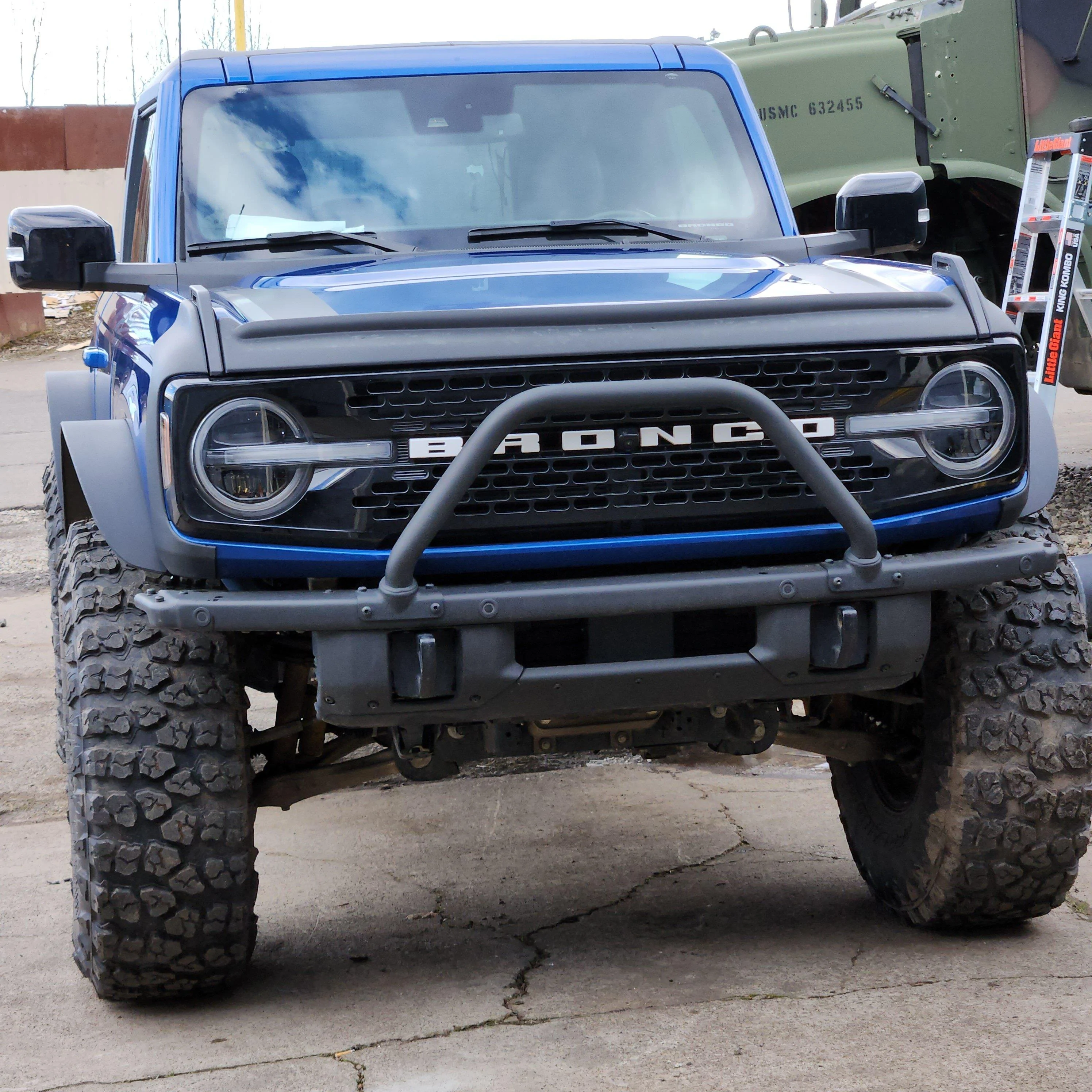 Ford Bronco Blizzard wheeling in North Dakota 20230311_154403