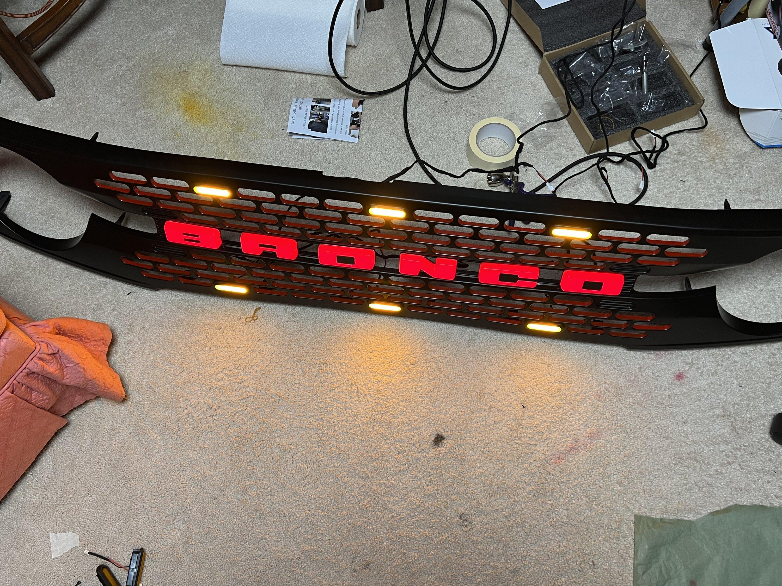 Ford Bronco Stealth grill (Finished) 88806C4D-C602-458C-9948-E53F8BCBF5DD