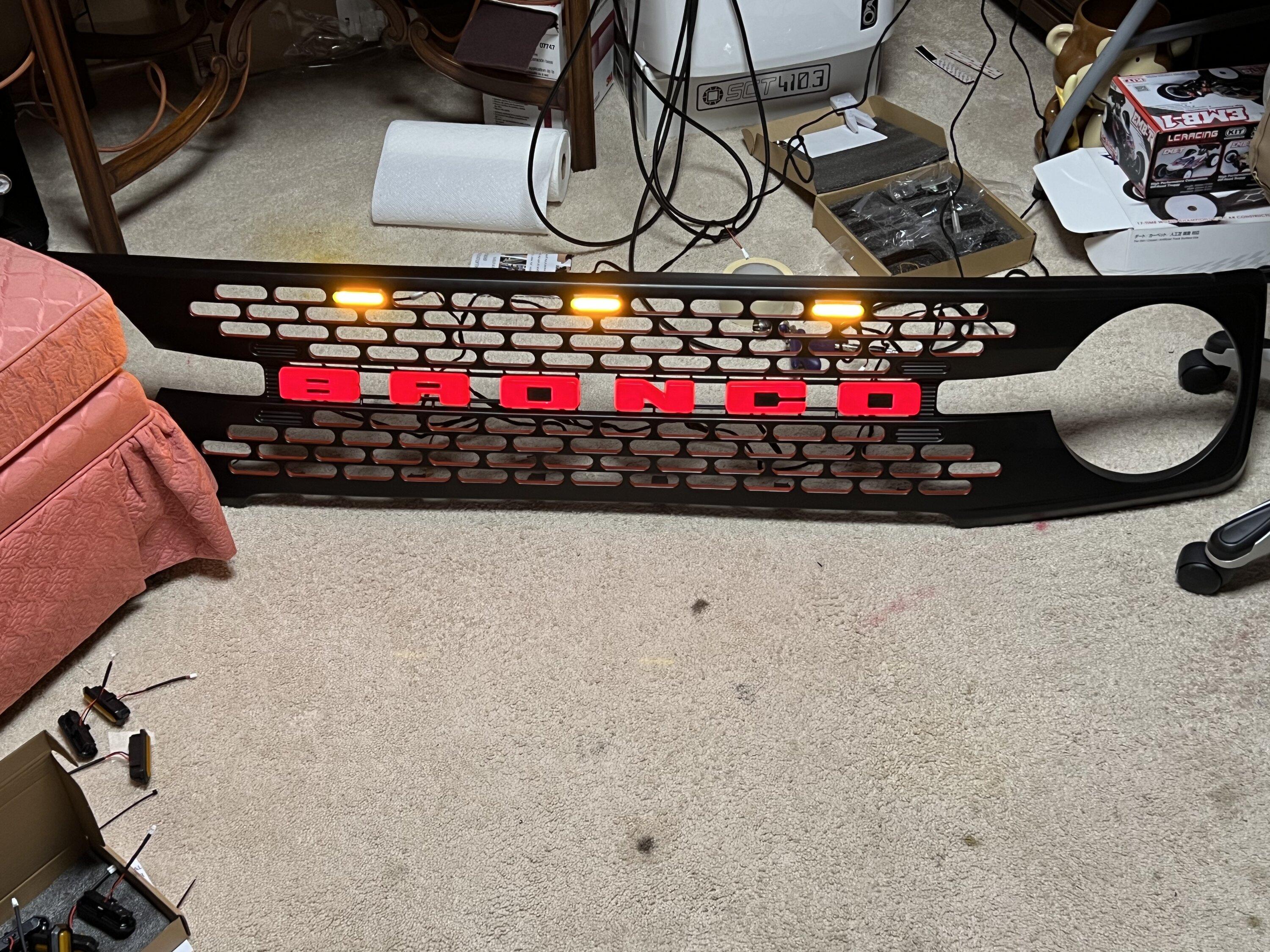 Ford Bronco Stealth grill (Finished) 5C75F81D-C0DB-4077-B000-DF3C4C341D33
