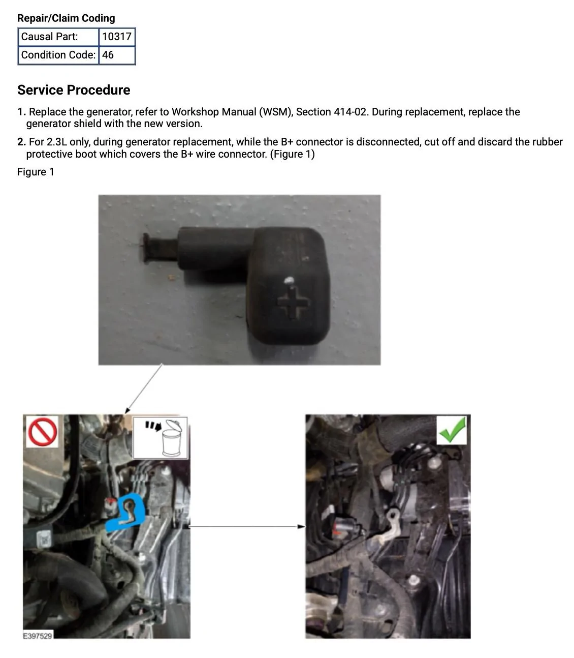 Ford Bronco Muddy water fording alternator issue fix: TSB 22-2392 -- Mud Accumulation in Generator TSB 22-2392 -- Mud Accumulation in Generator Alternator 2