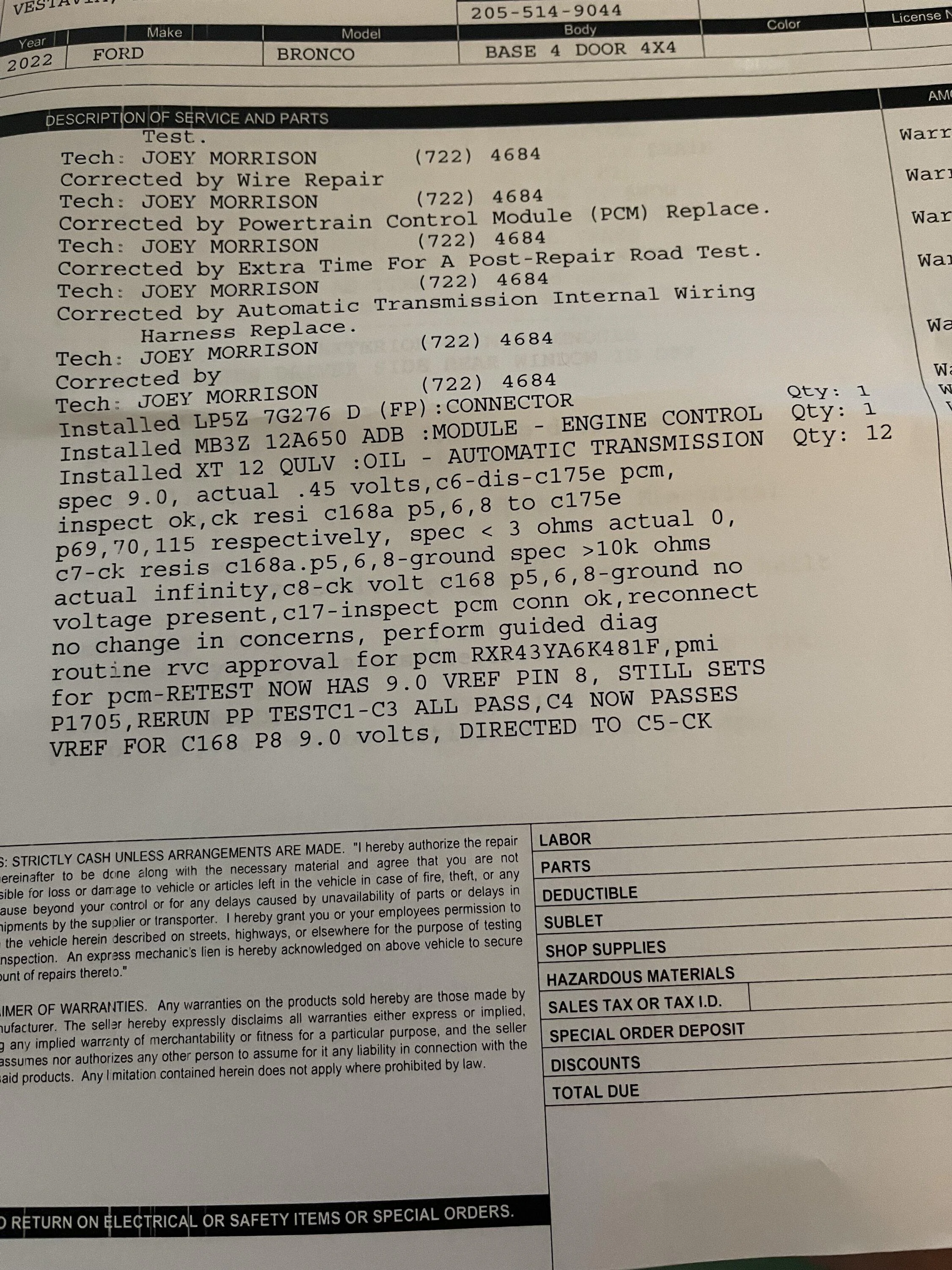 Ford Bronco 2.3 - Sensor Issues - Now Will Not Start IMG_2228