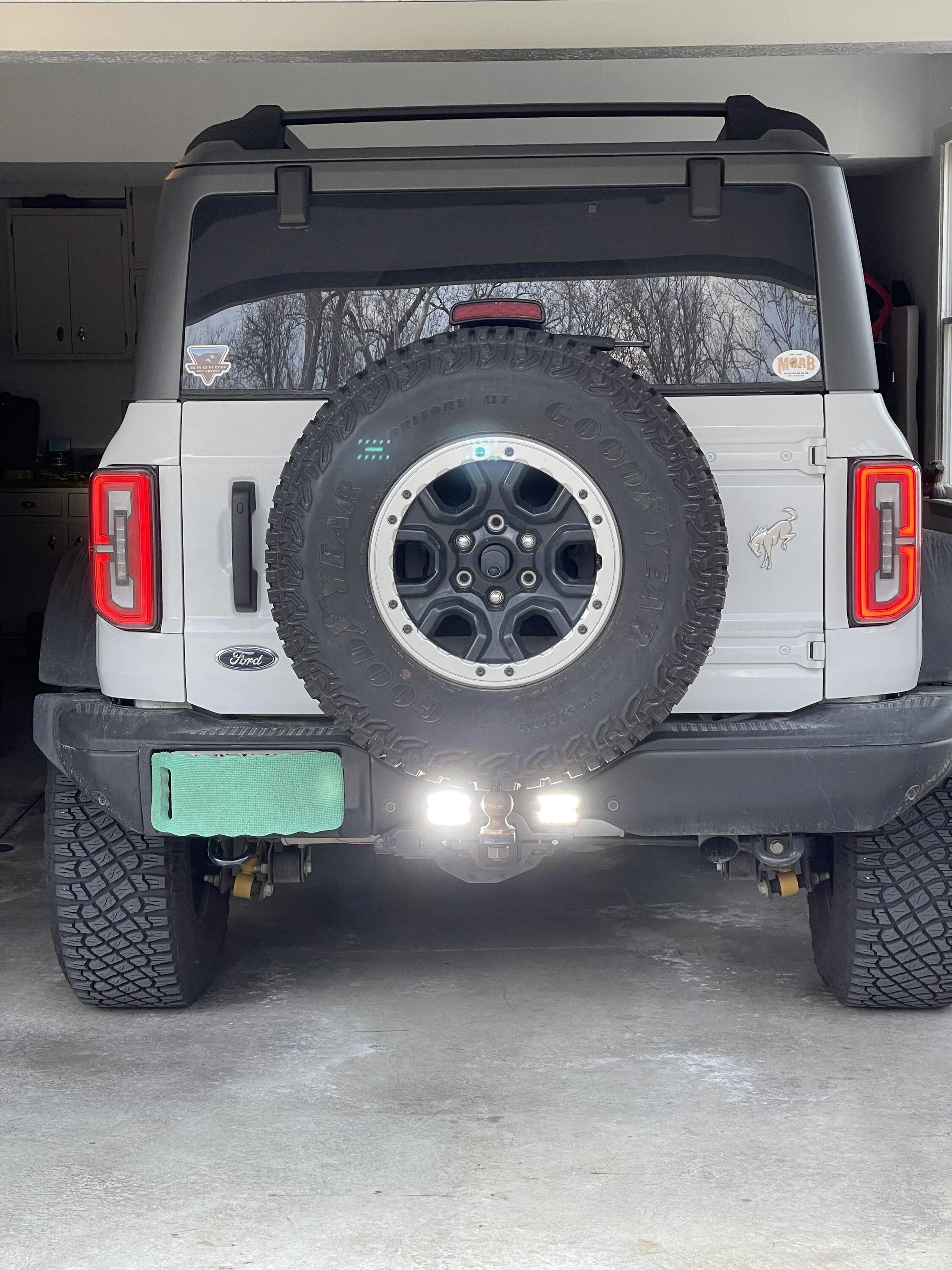 Ford Bronco Is this normal? Hitch sticks out 8E3D7E64-0417-4BF1-8754-E4B25BAAE3CF