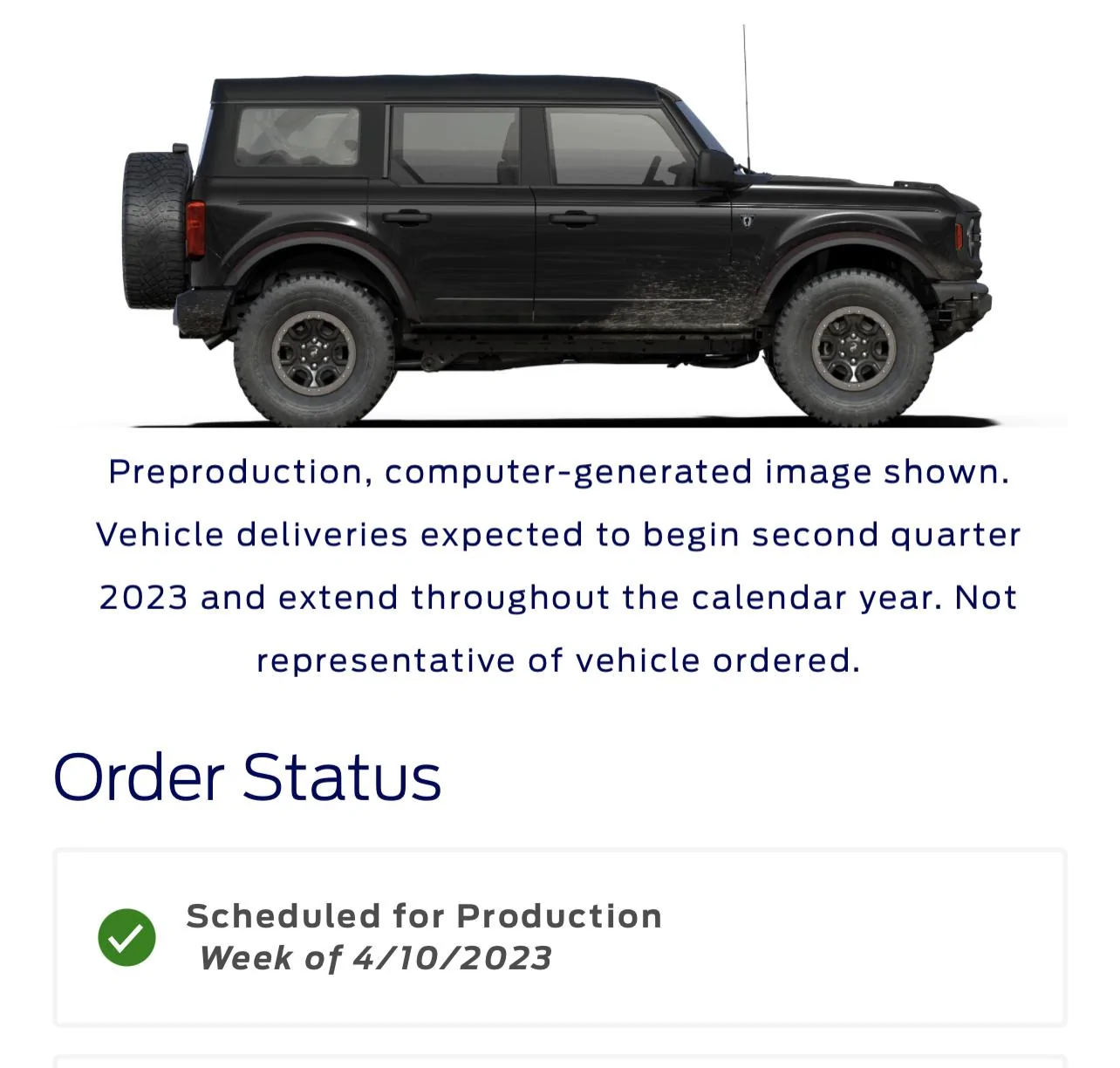Ford Bronco Bronco Scheduling 3/16 for week 19 (May 7th) - Specialty Scheduling Only 7B289E2F-80AB-45F1-BC59-757FCC85ACCE