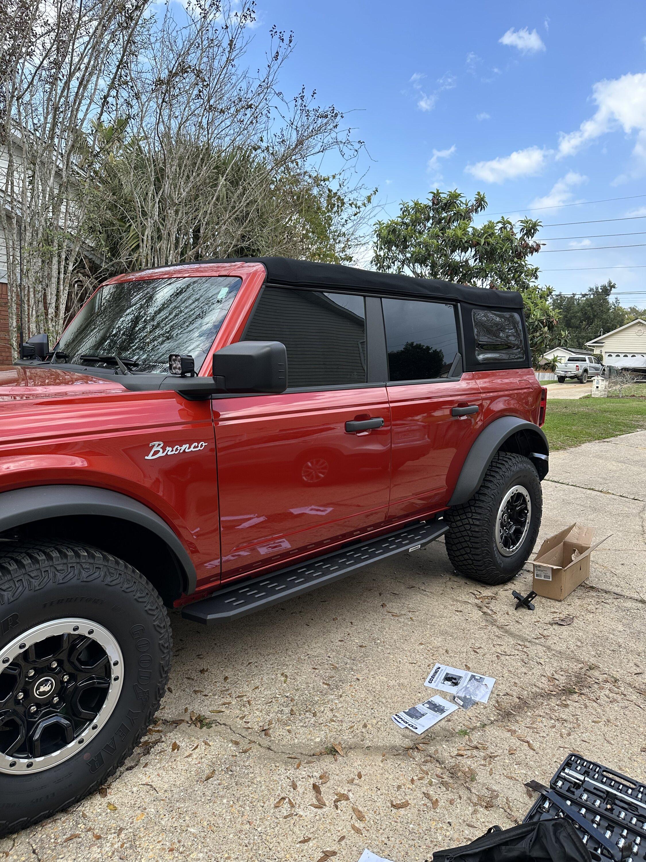 Ford Bronco Looking for rock rails/ side steps 57D6861F-E244-438B-B1AE-104EF2FB34B0
