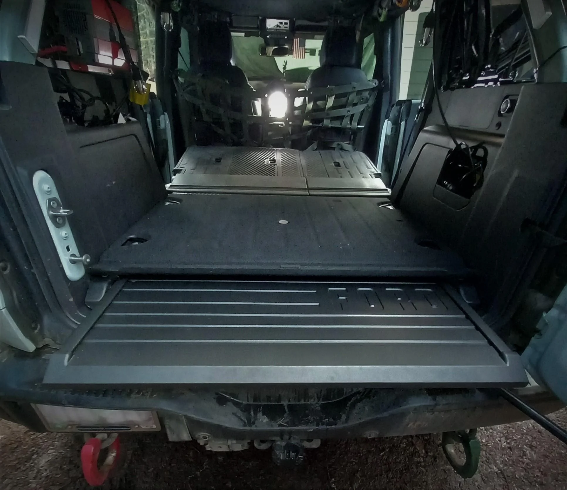 Ford Bronco Slide out tailgate install - '21 BL Sas forum.20230313_182312-1