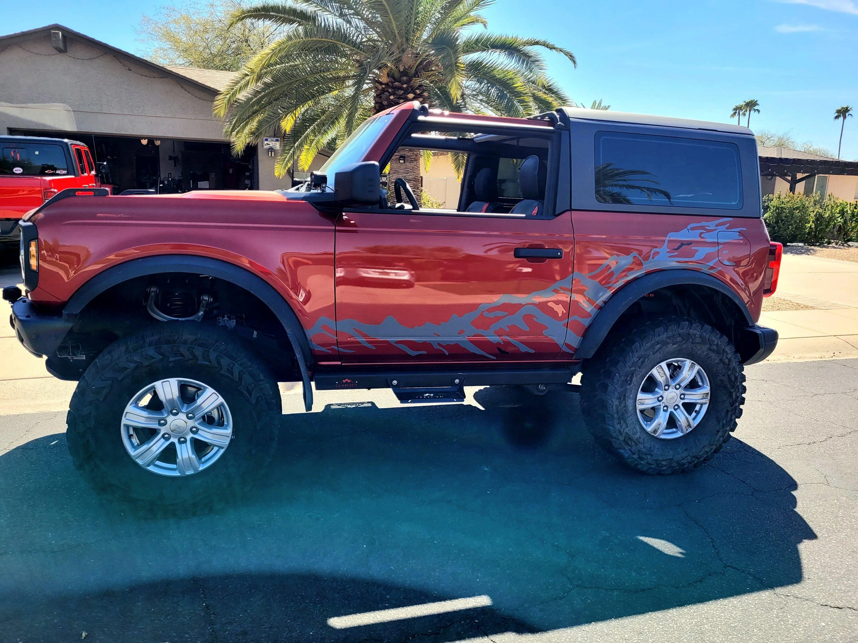 Ford Bronco Hot Pepper Red Base Bronco Budget Build 20230313_144355