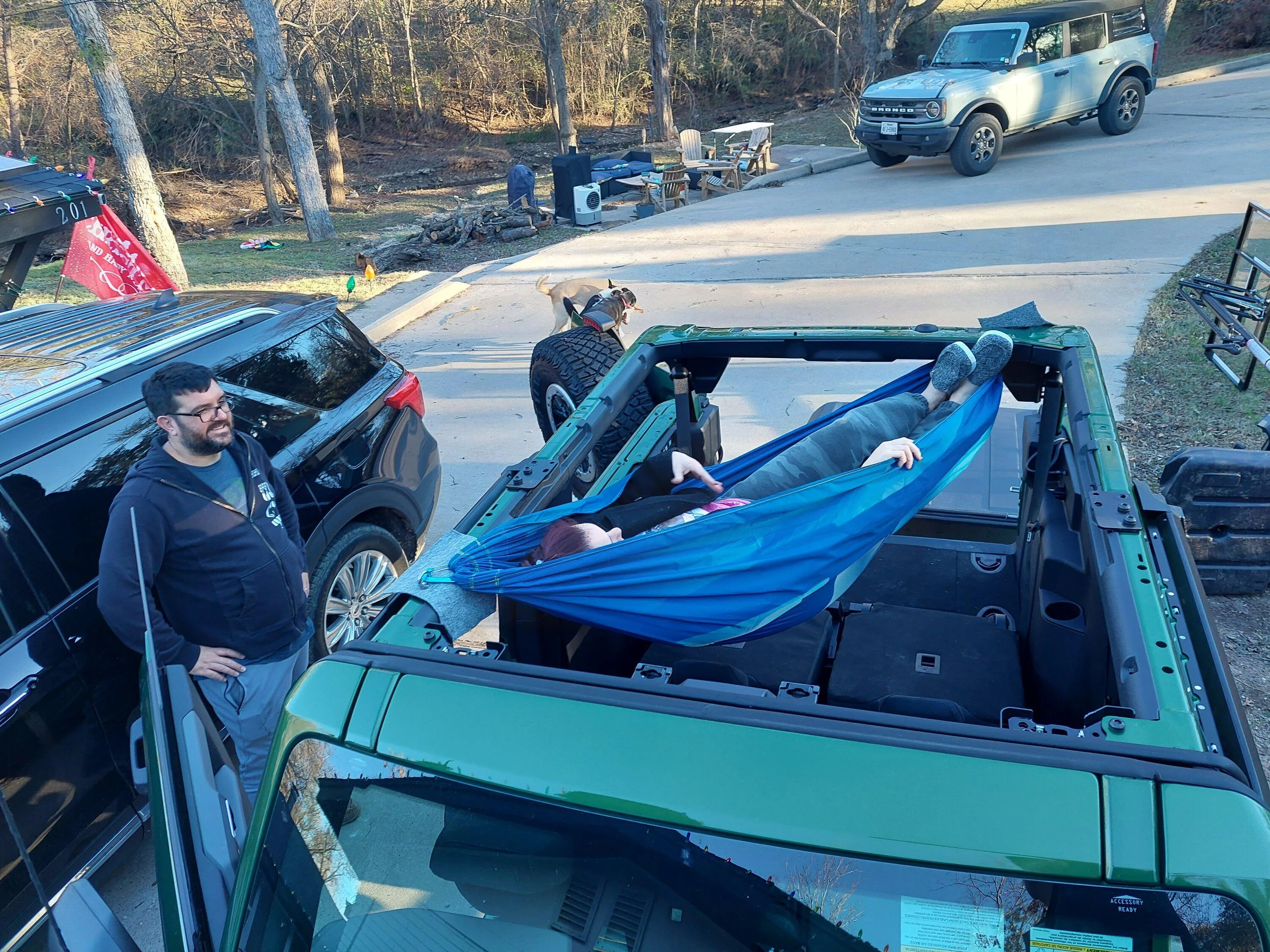 Ford Bronco Overlanding Hammock 20221226_161421