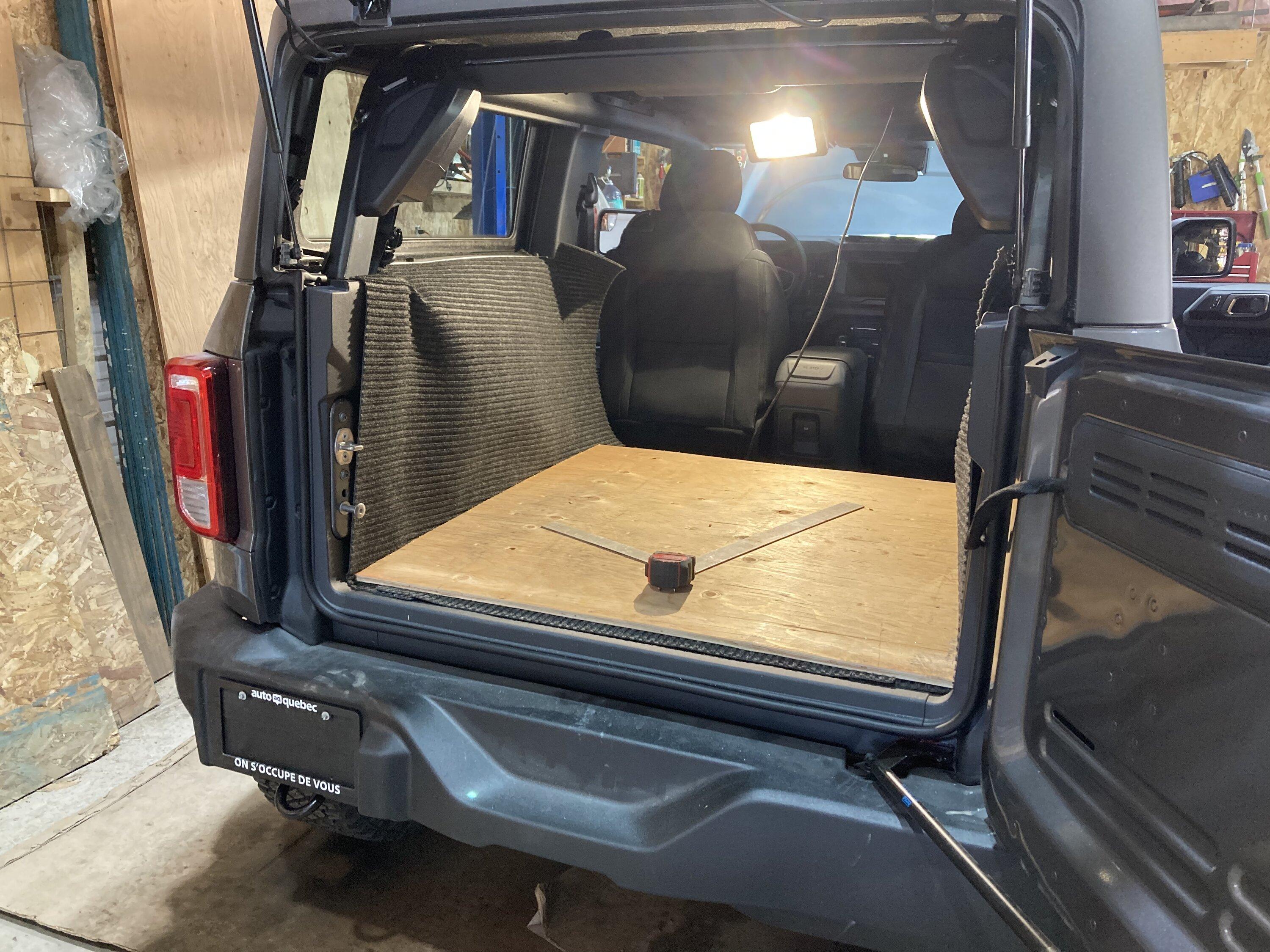 Ford Bronco 2dr backseat delete and utility compartment build 780AD4D9-F20F-4A84-82F7-5E056A36A35B
