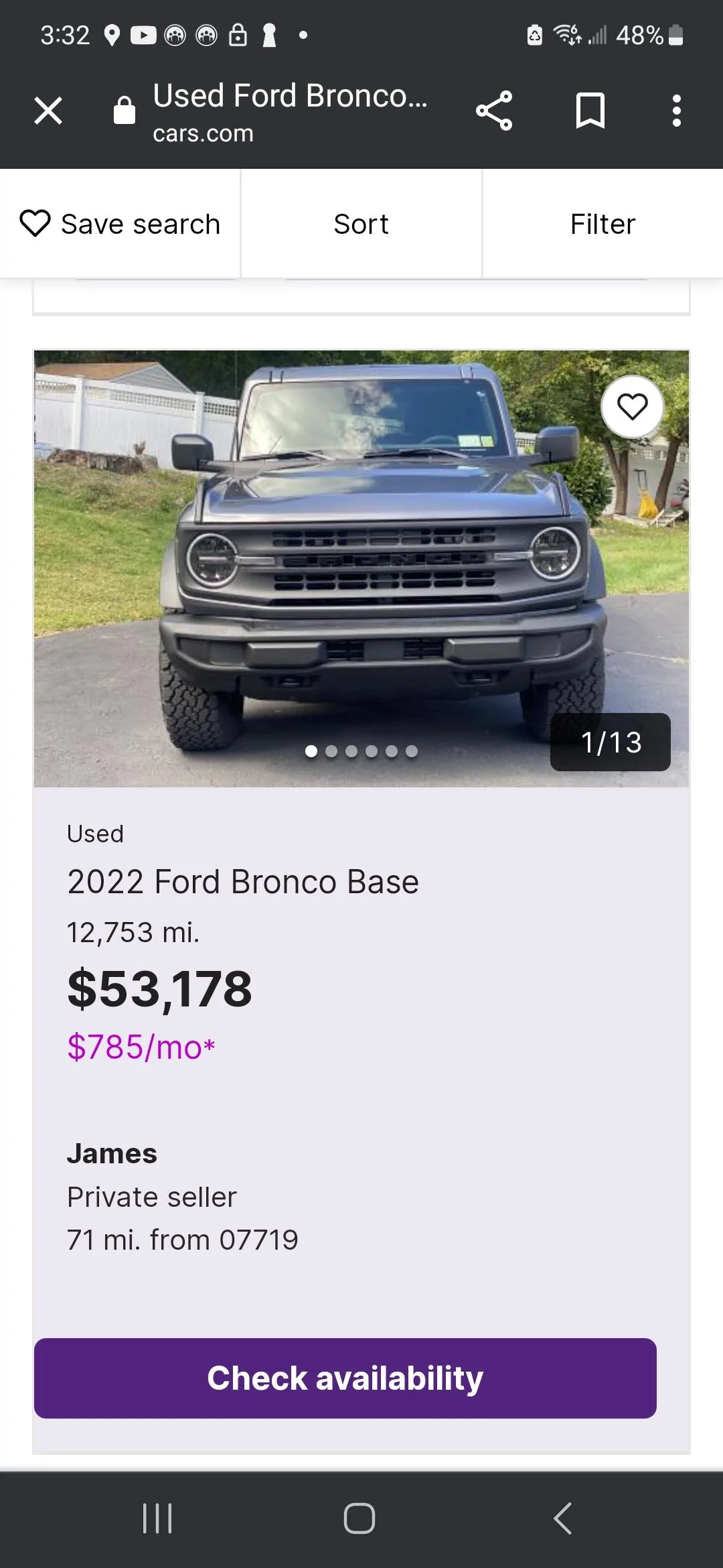 Ford Bronco Wow 50k base Screenshot_20230316_153206_Chrom