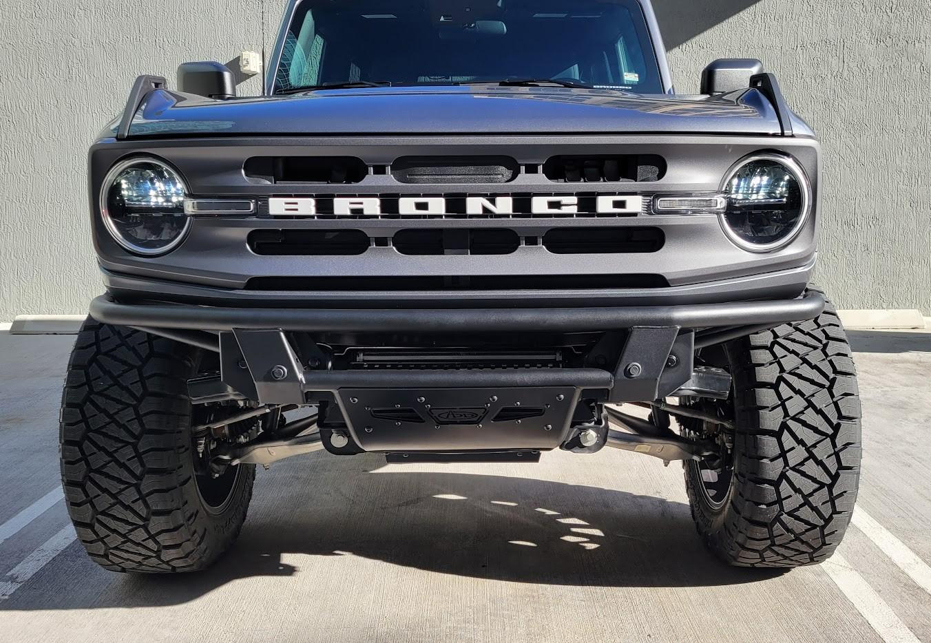 Ford Bronco ADD Front Bumper without the Lights ADD no lights