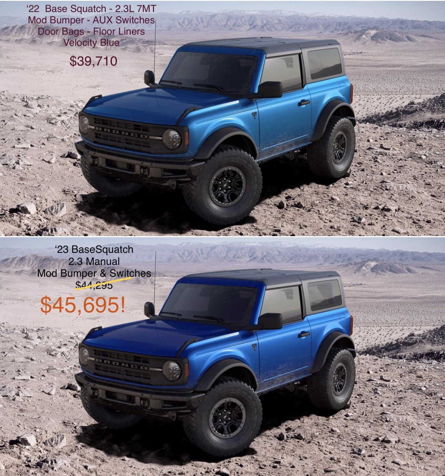 Ford Bronco Anyone regret not getting a Basesquatch? 957D9BB7-21CC-45A8-AF57-A914D3A3CE3F