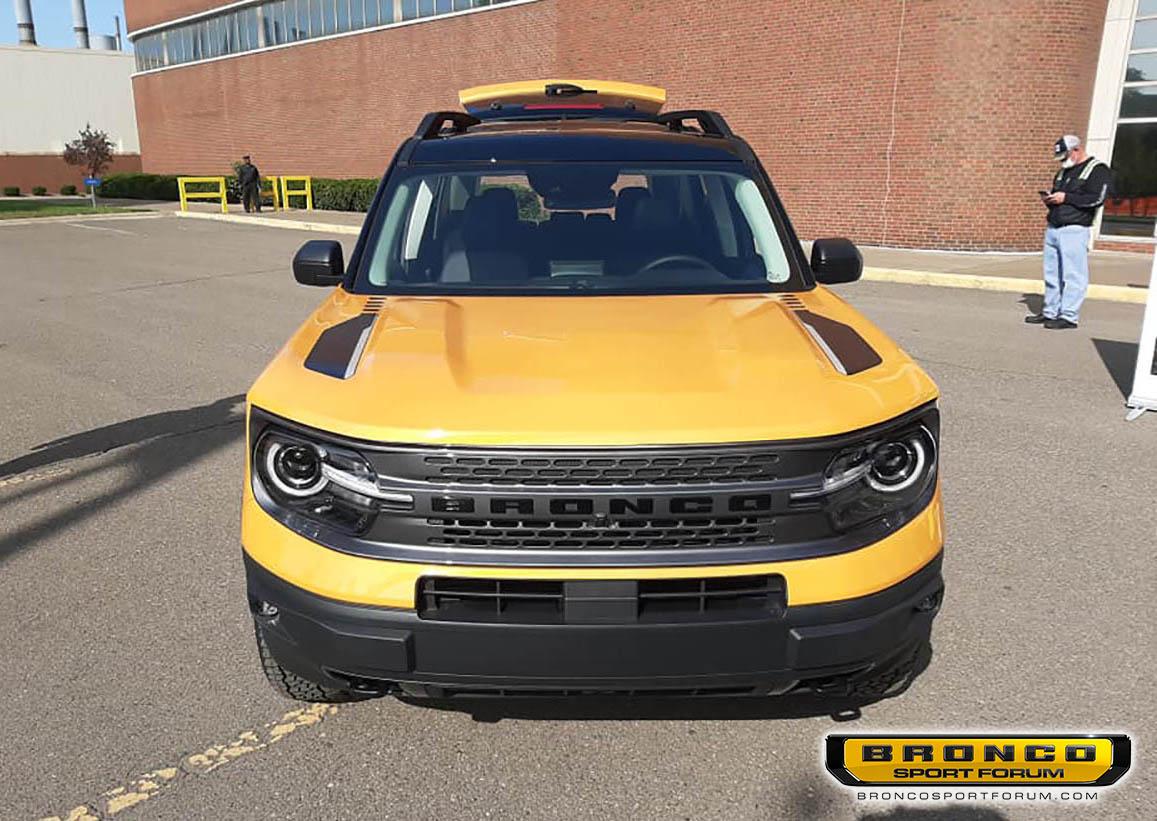 Ford Bronco First Edition decals??? First Edition Bronco Sport Cyber Orange Front