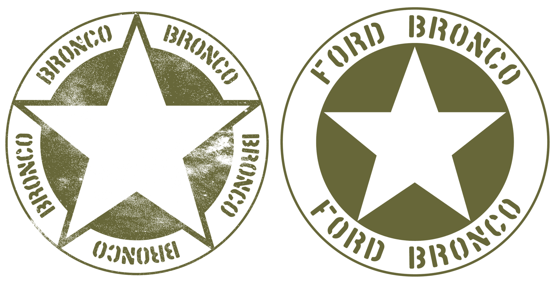 Ford Bronco Vote for Army Green armylogos