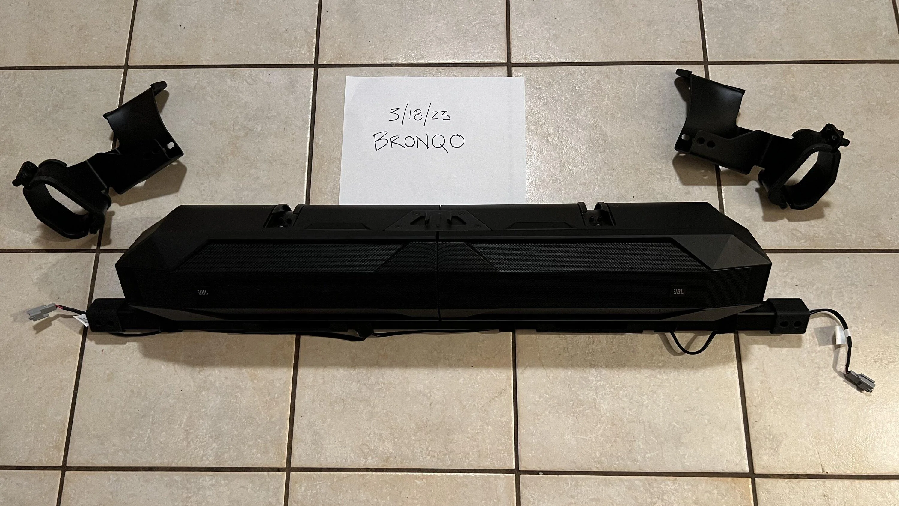 Ford Bronco FS: Sound Bar (Ford JBL) $150 2493329D-CF8E-439B-9FD2-FE53E3675878