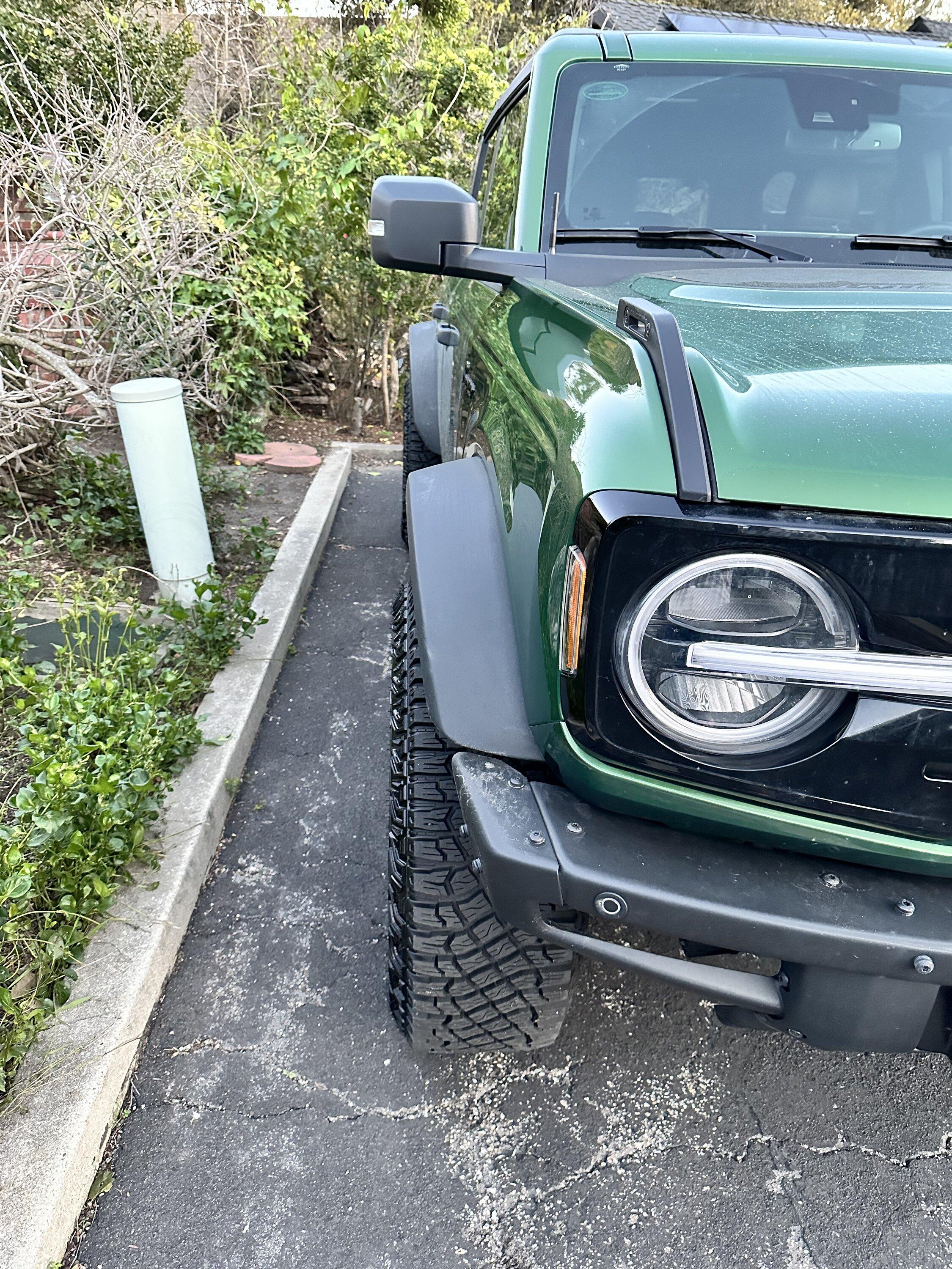 Ford Bronco Poke with Squatch flares and 0mm offset - pics? 0682EFB3-ACF2-4031-A4B6-BA0C66FCA459