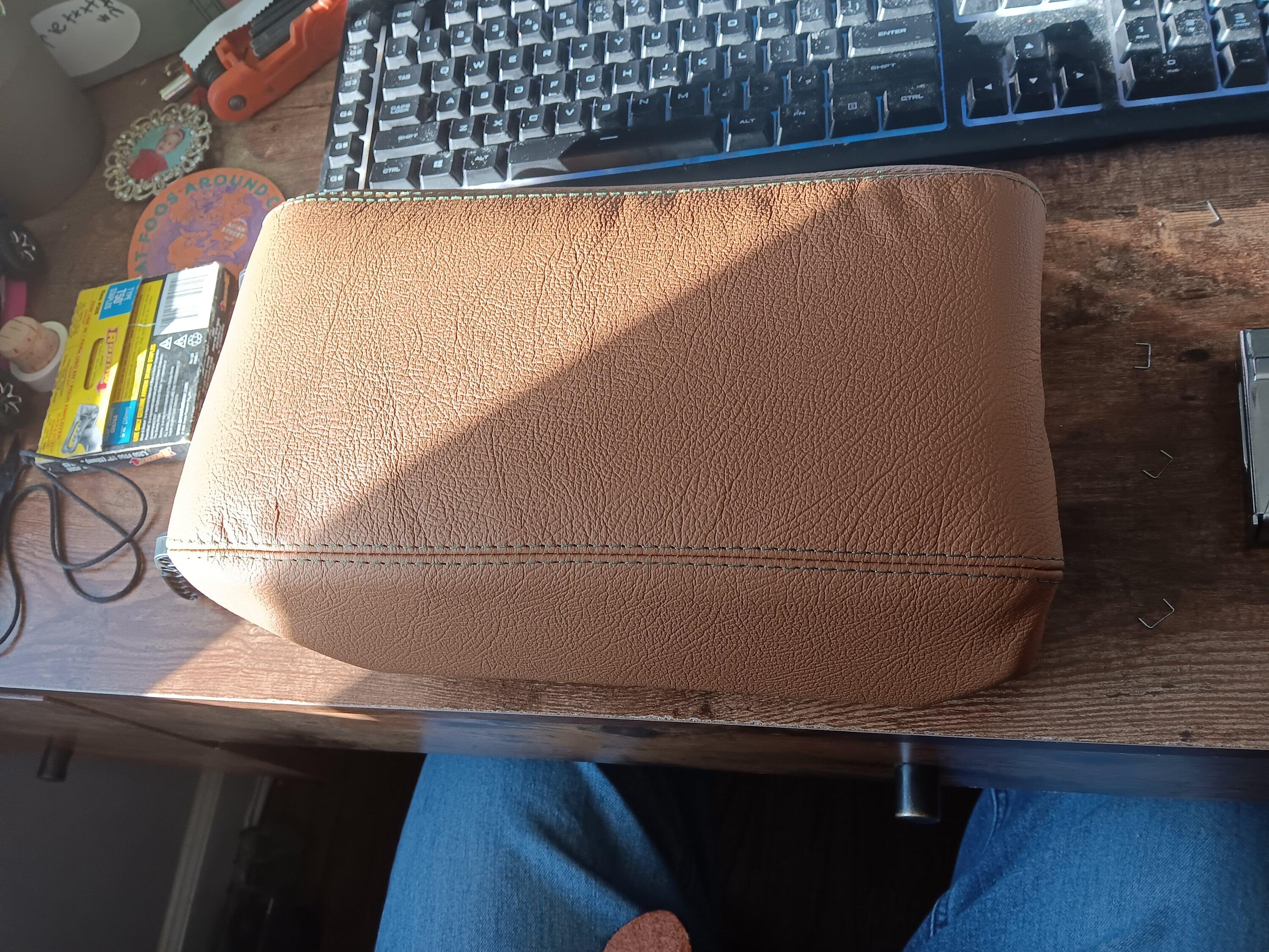 Ford Bronco Installing the RedLineGoods Center Console Wrap 20230320_174904