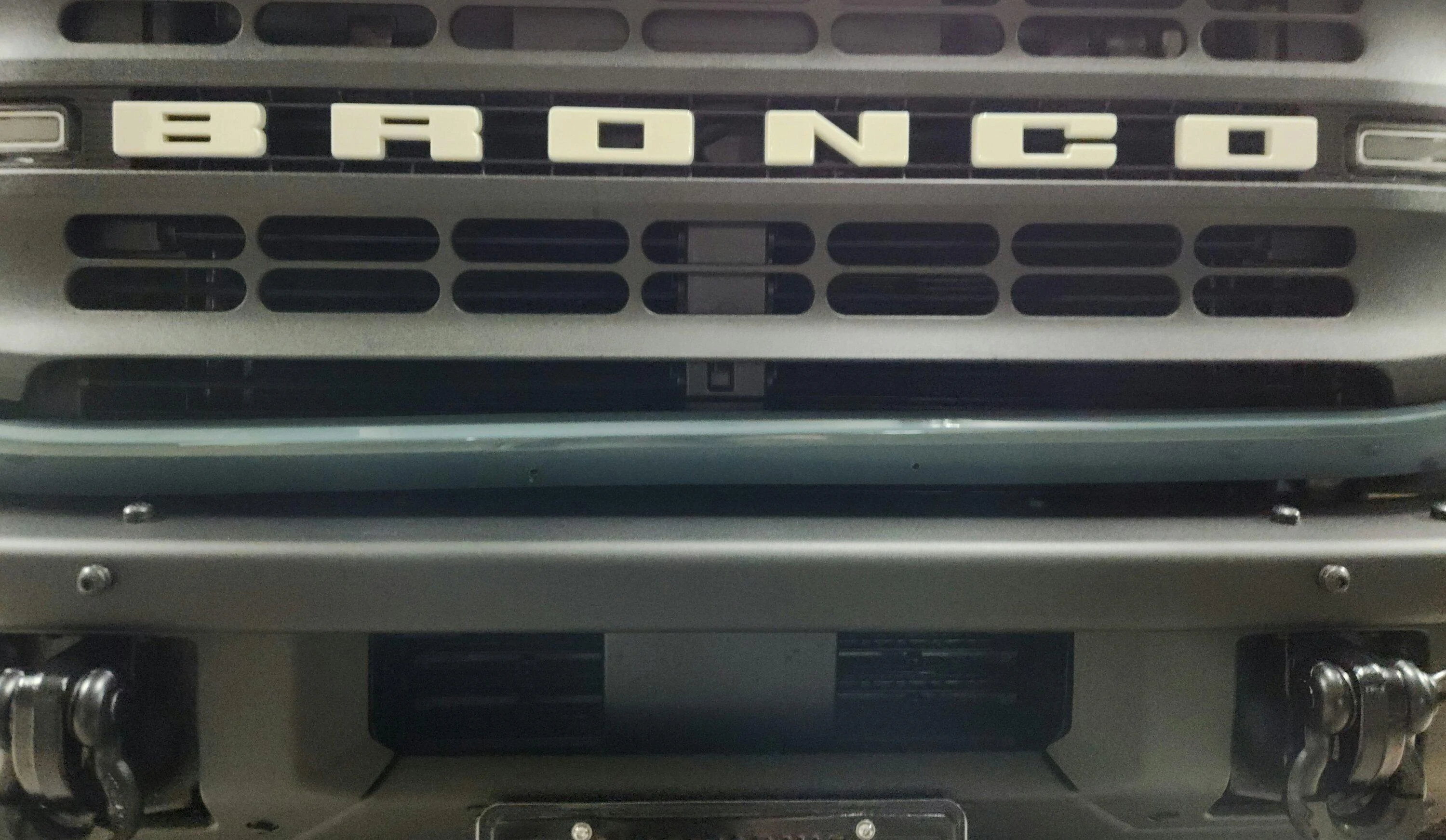 Ford Bronco Updated:Fog lights added and connected to factory connector 20230320_185650