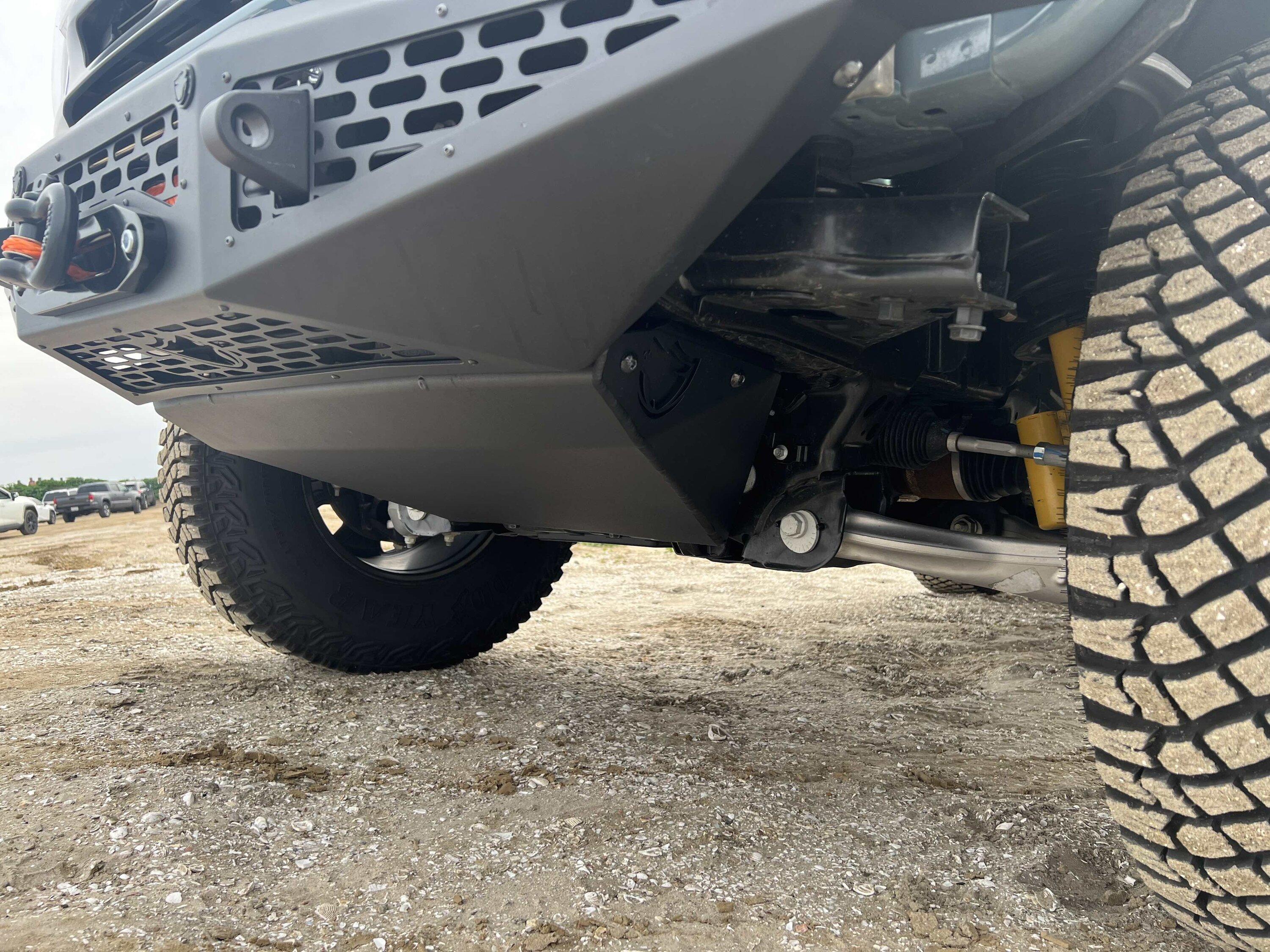 Ford Bronco Lobo Off-Road WNC Front Winch Bumper under