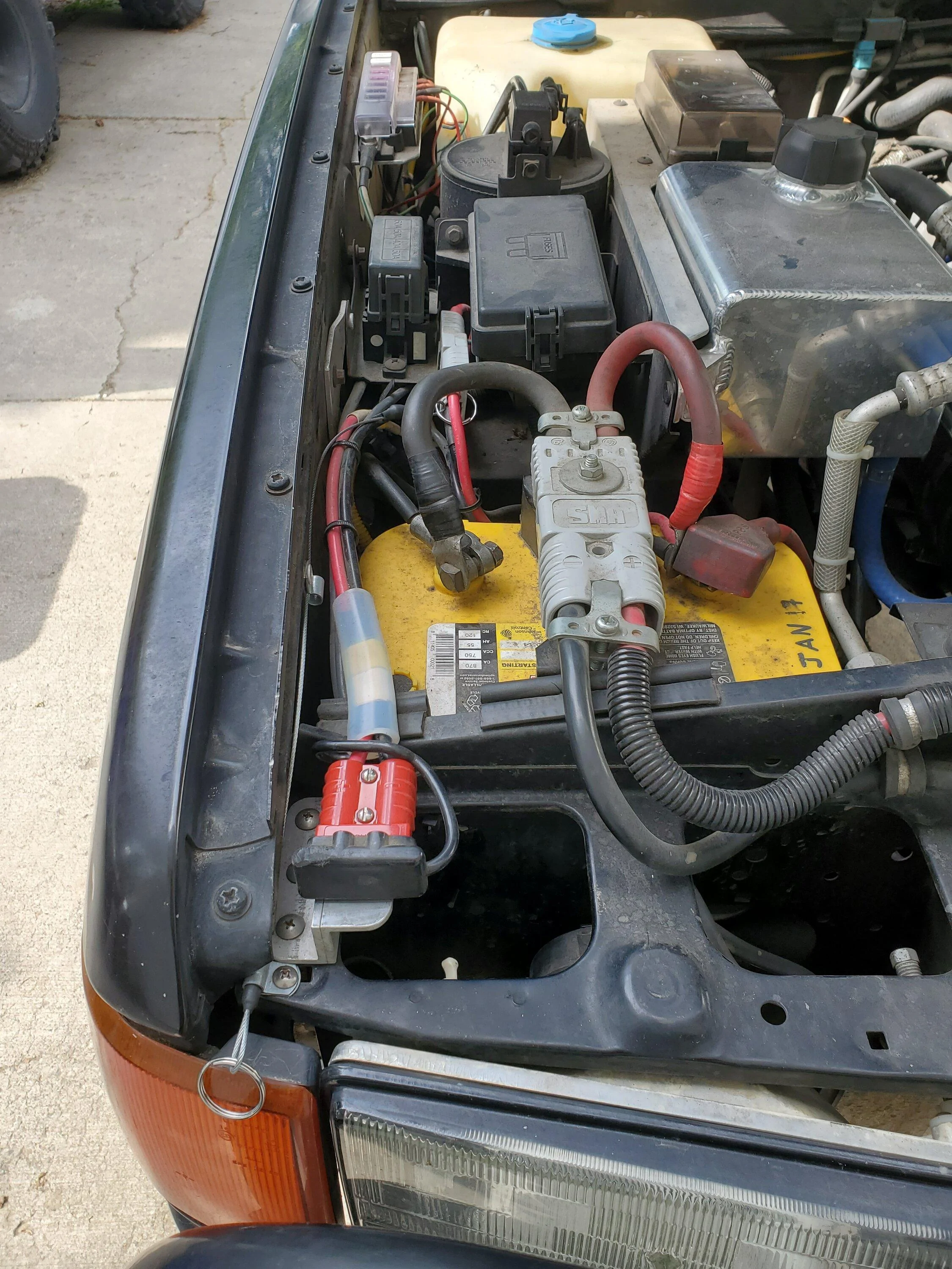 Ford Bronco winch relay or use starter relay for winch 20200515_162236