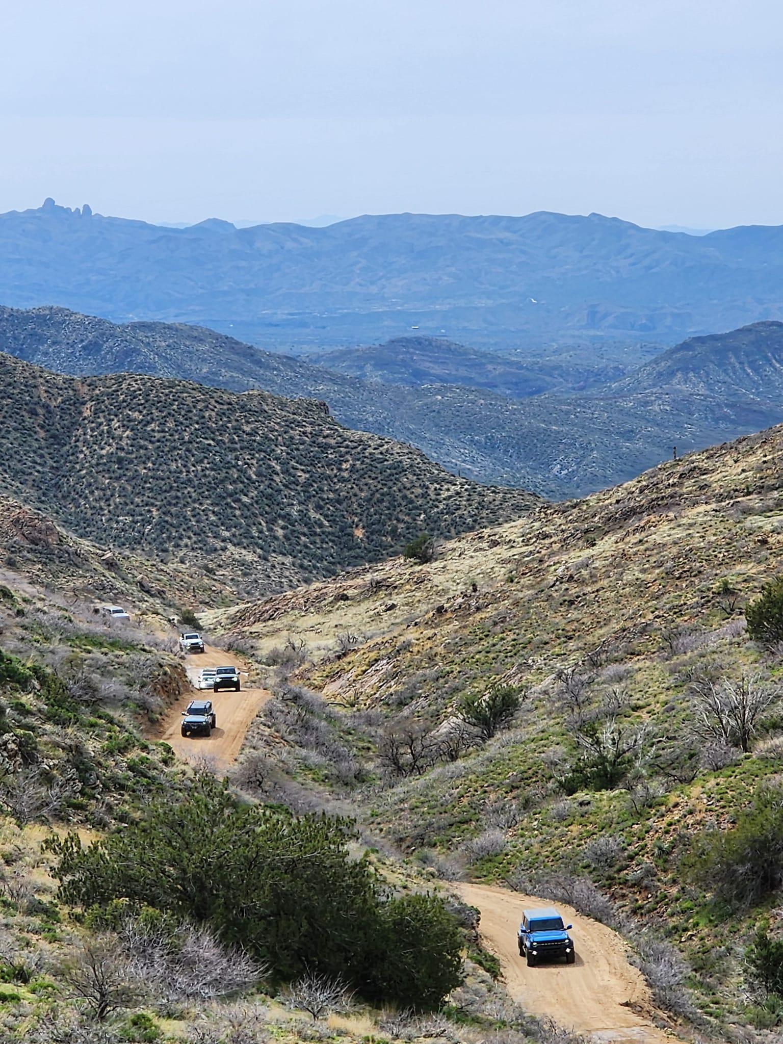 Ford Bronco Big Bronco Group Run = Big Fun! @ Montana Mountain AZ Group2