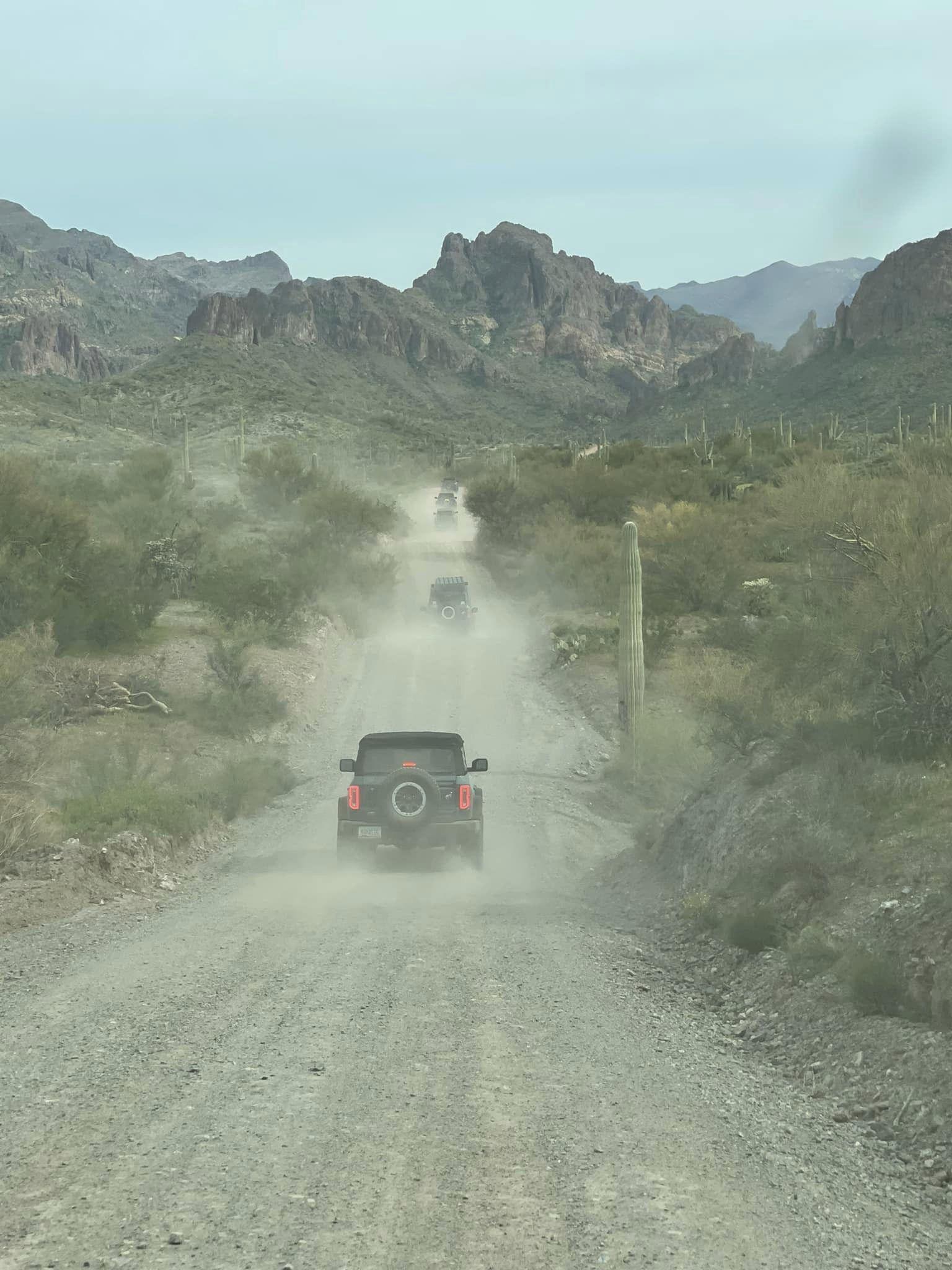 Ford Bronco Big Bronco Group Run = Big Fun! @ Montana Mountain AZ trail1