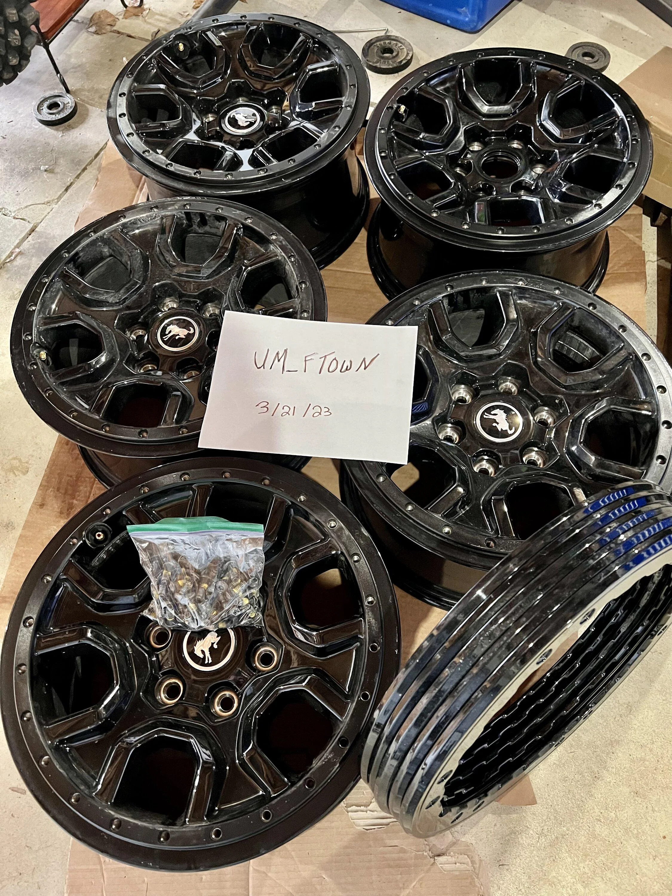 Ford Bronco Five WildTrak Wheels A8EE5794-DAE4-4302-994C-6684BE5949C4