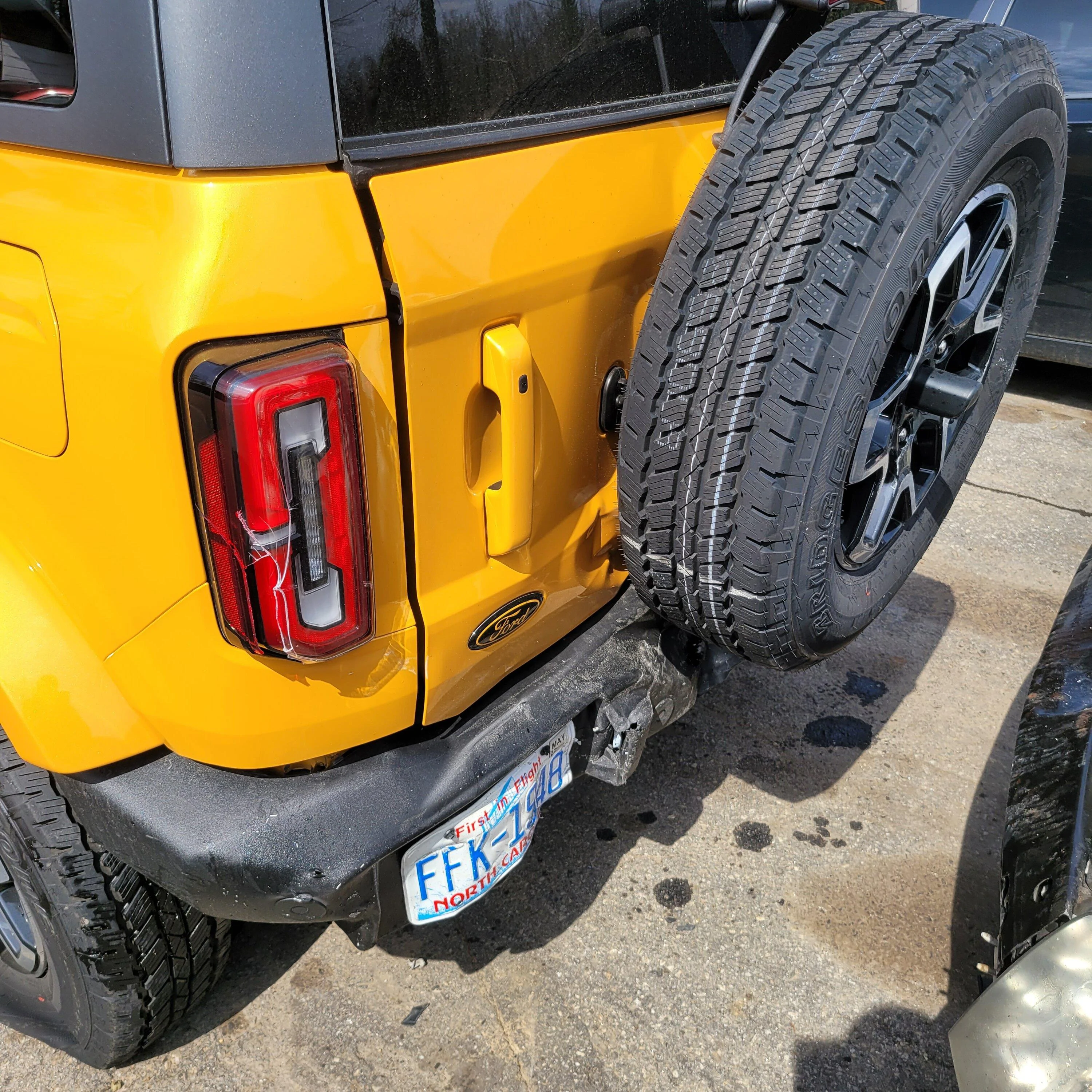 Ford Bronco Rear Ended After 2 Payments 20220329_114745