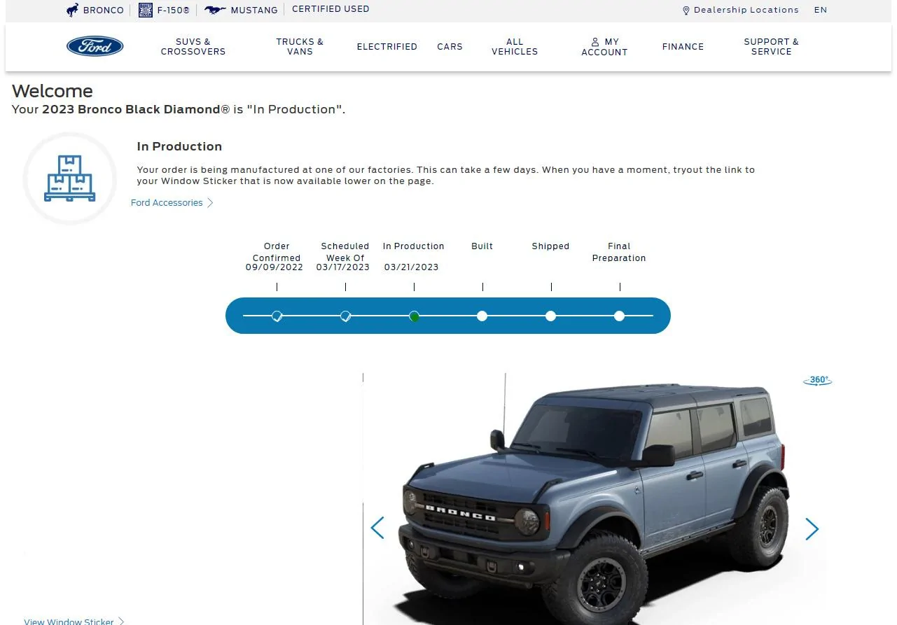 Ford Bronco 03/13/2023 Build Week Bro_2023_4