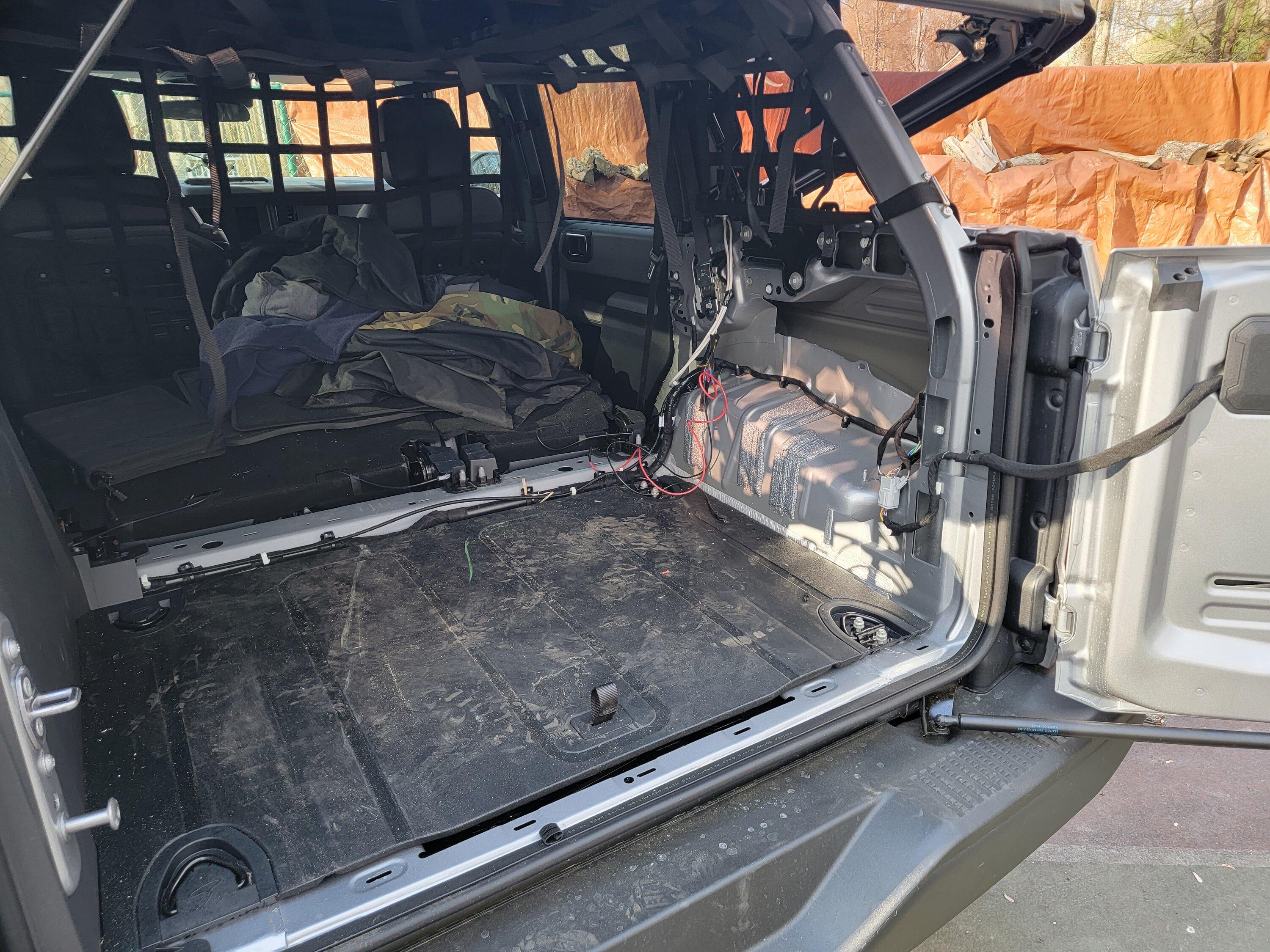 Ford Bronco My subwoofer delete solution 20230321_170949