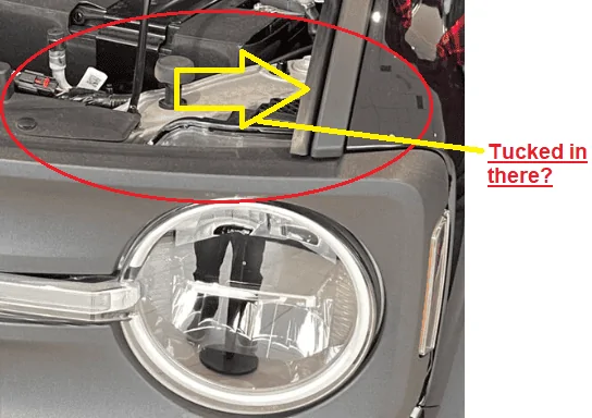 Ford Bronco Updated:Fog lights added and connected to factory connector 1679505756988