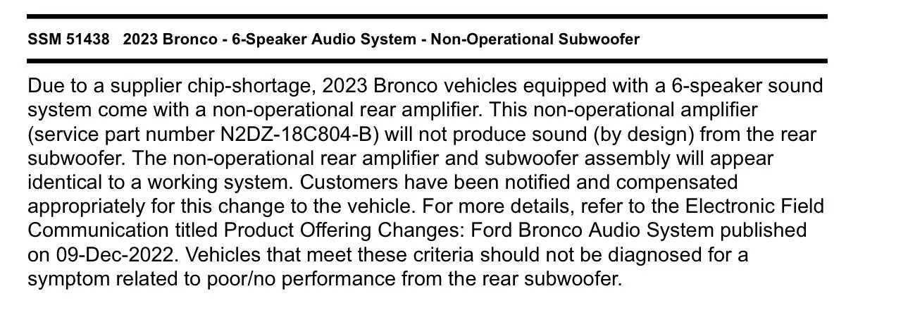 Ford Bronco My subwoofer delete solution 2DBFE315-6DC5-4842-A641-C5E8407ADE2F